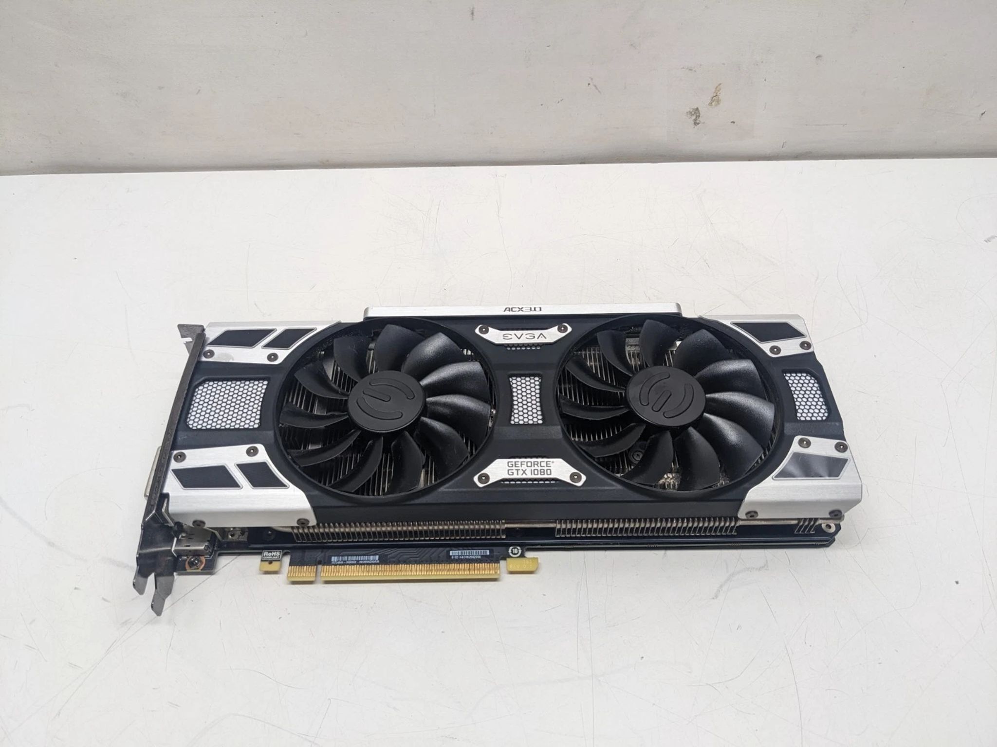 EVGA GTX 1080 SC graphics card.