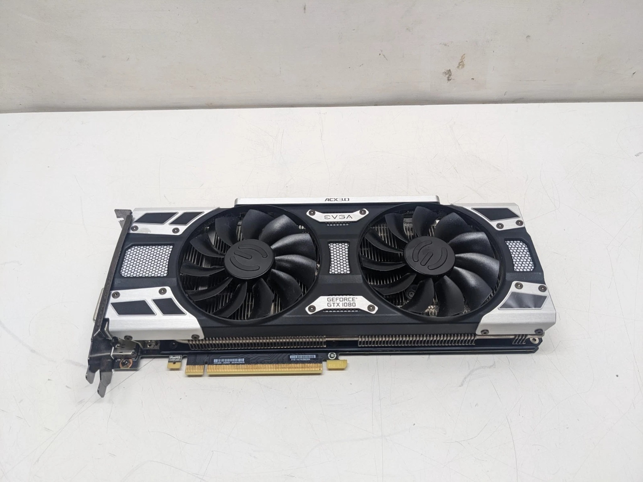 EVGA GTX 1080 SC graphics card.