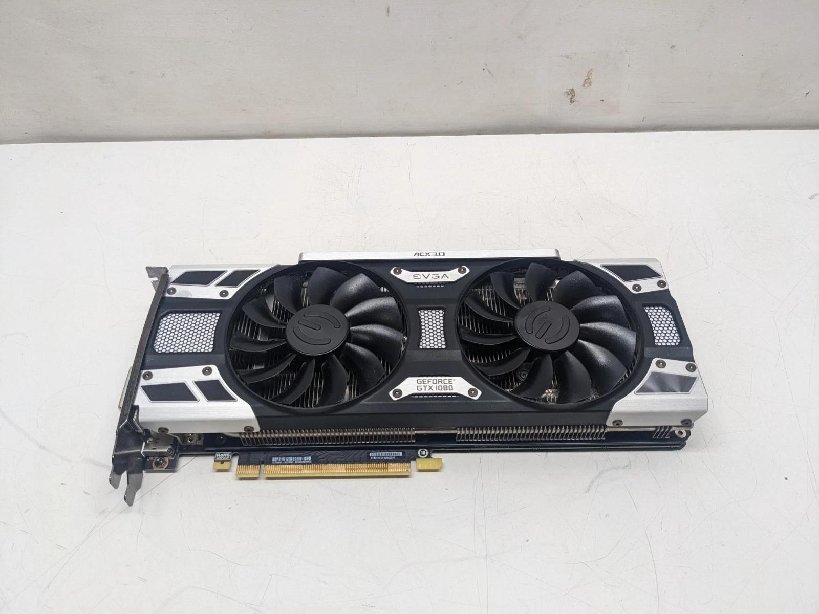 EVGA GTX 1080 SC graphics card.
