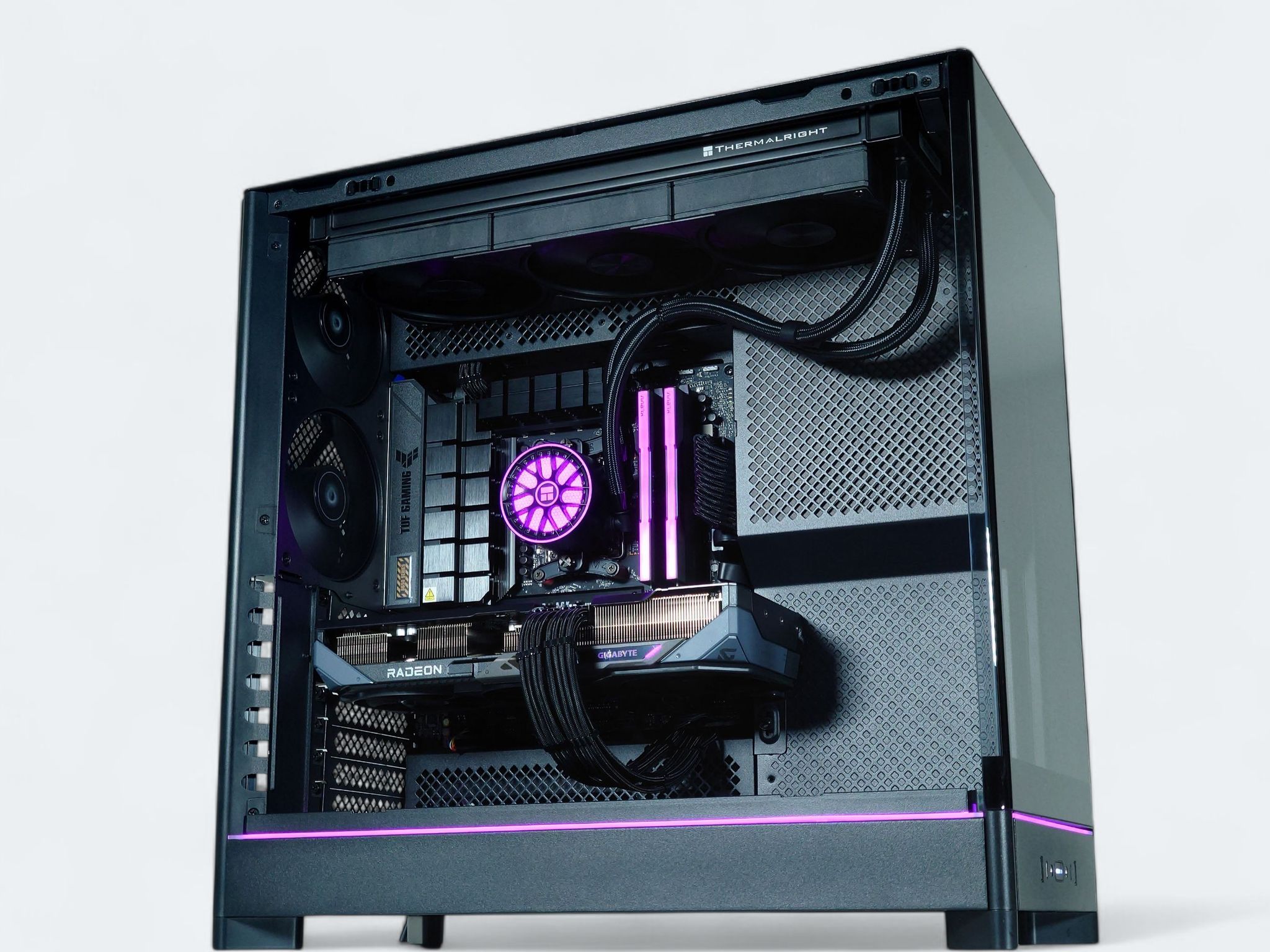 🌌 Liquid Cooled Gaming PC☄️AMD Ryzen 7 7700🌌AMD RX 9070 16GB🌌32GB DDR5🌌1TB NVME