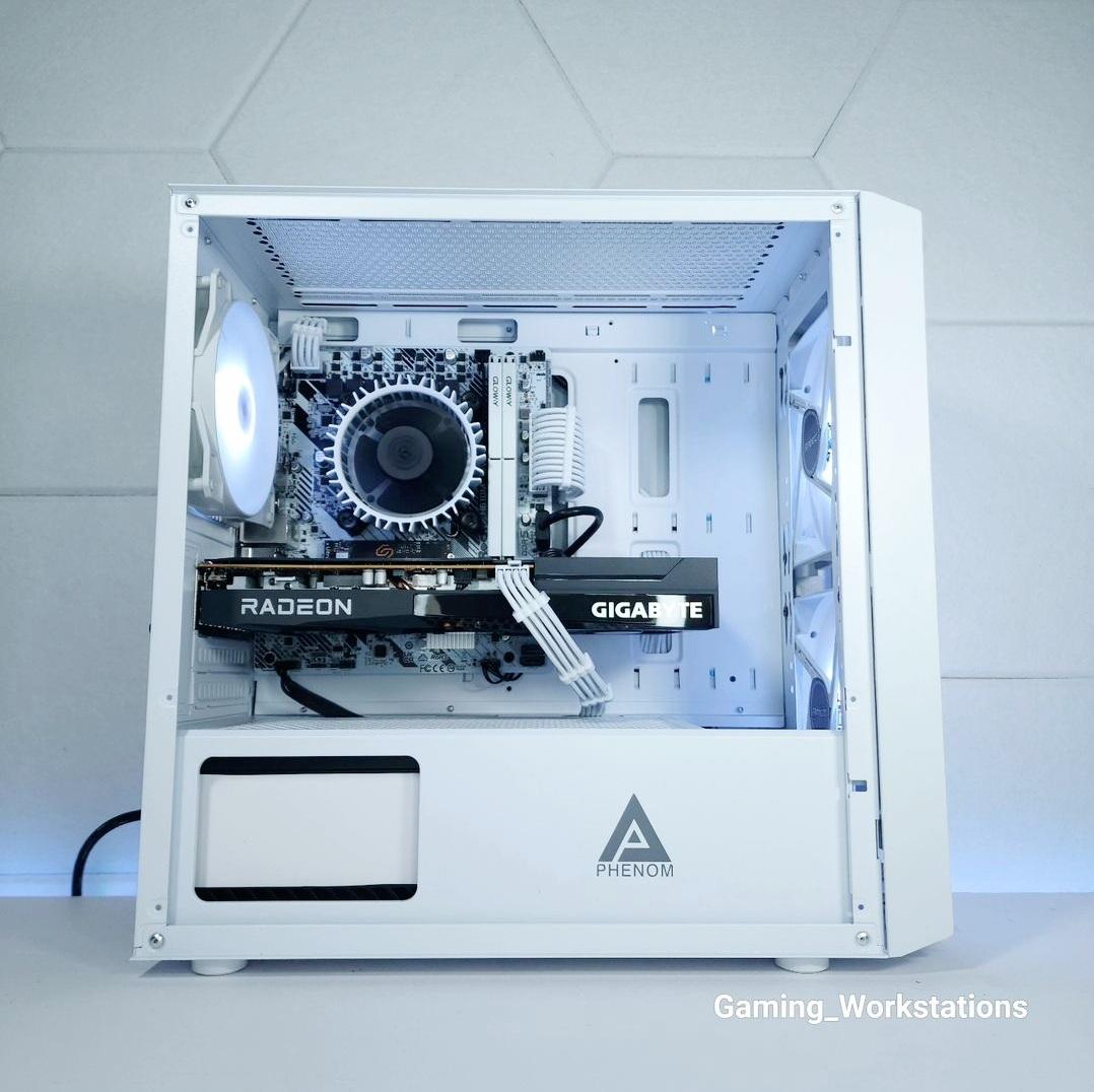 🤍🤍1080p Gaming | RX 6600 | Core i3 12100T | 16GB 5200MHz DDR5 | 1TB M.2 NVMe