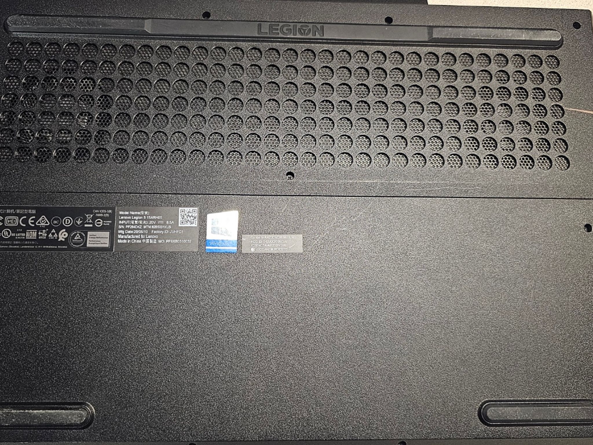 Lenovo Legion 5, Ryzen 5 4600H, GTX 1650 ti, 8gb ram, 256 gb ssd with 1 tb hard drive