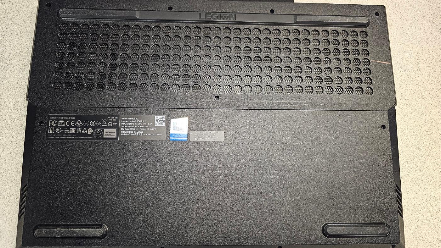 Lenovo Legion 5, Ryzen 5 4600H, GTX 1650 ti, 8gb ram, 256 gb ssd with 1 tb hard drive