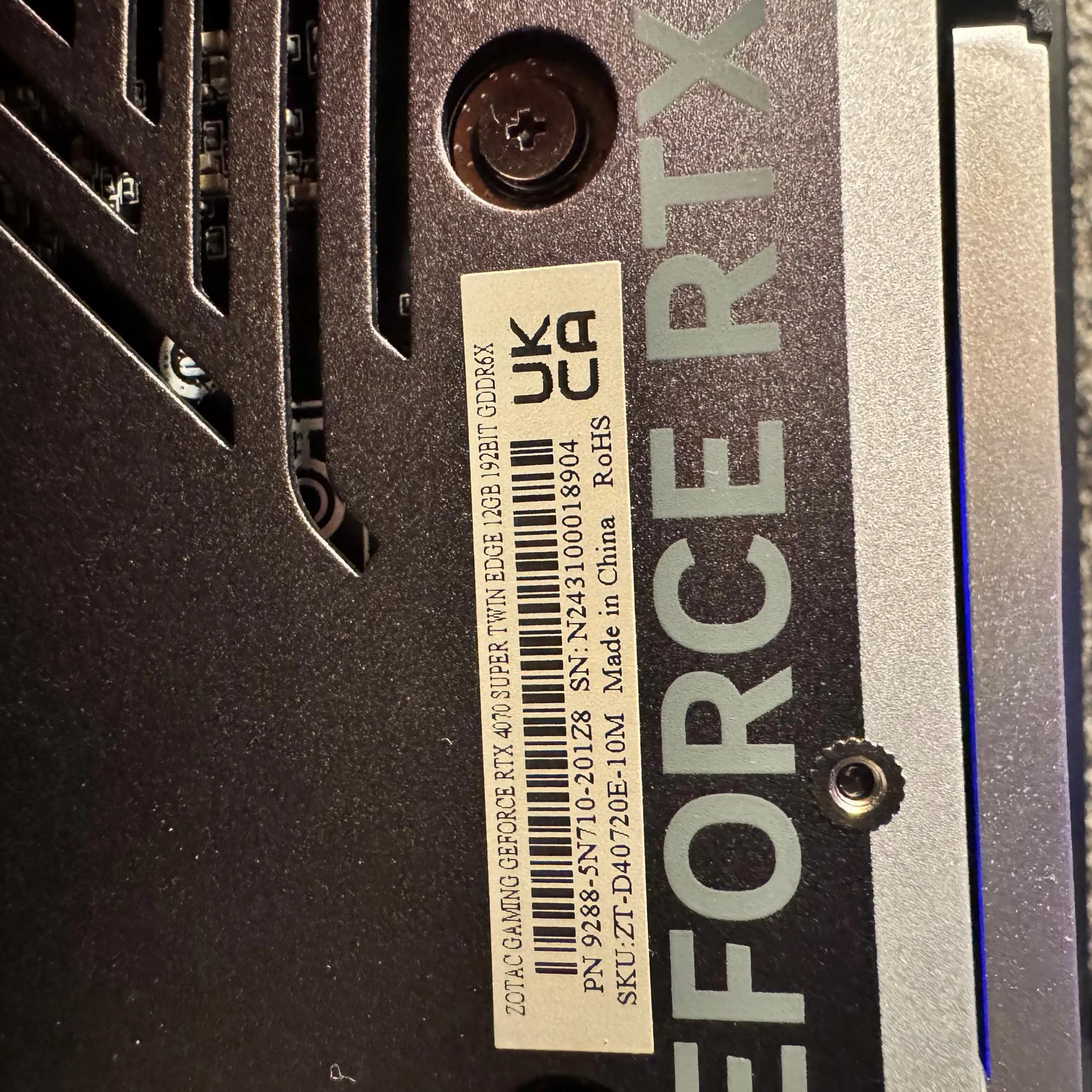 ZOTAC Gaming GeForce RTX 4070 Super Twin Edge