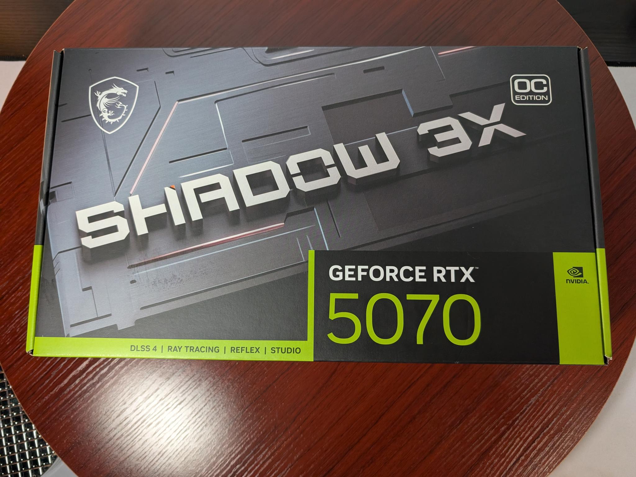 MSI GeForce RTX 5070 12G SHADOW 3X OC