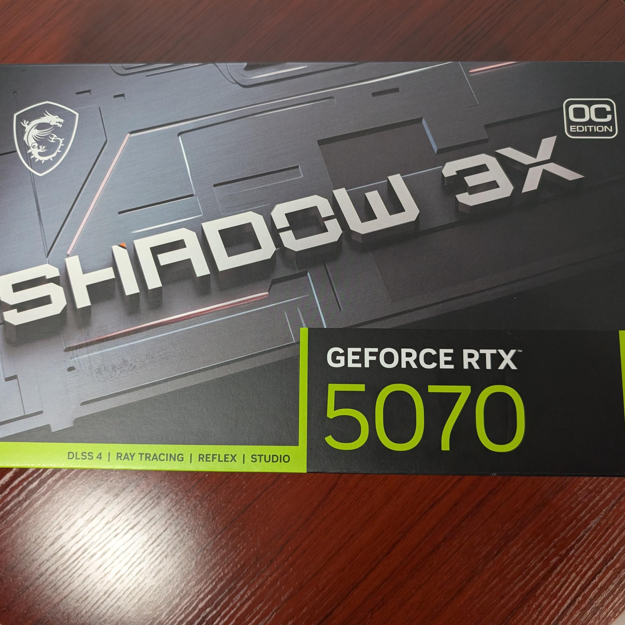 MSI GeForce RTX 5070 12G SHADOW 3X OC