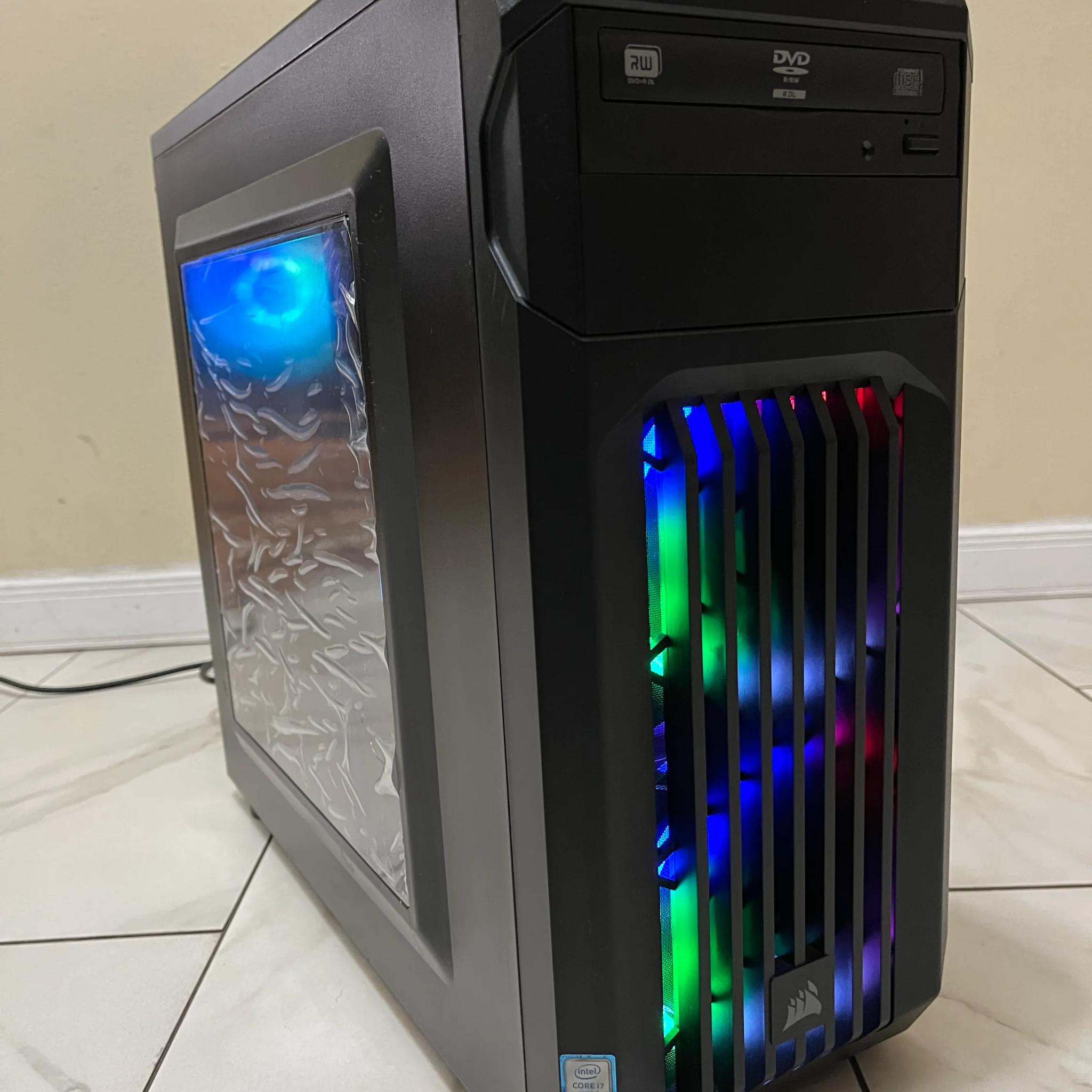 🔥 Budget Gaming PC – GTX 970, i7-7700k, 16GB DDR4 RAM, 256GB M.2 SSD+1TB HDD Fast & Powerful