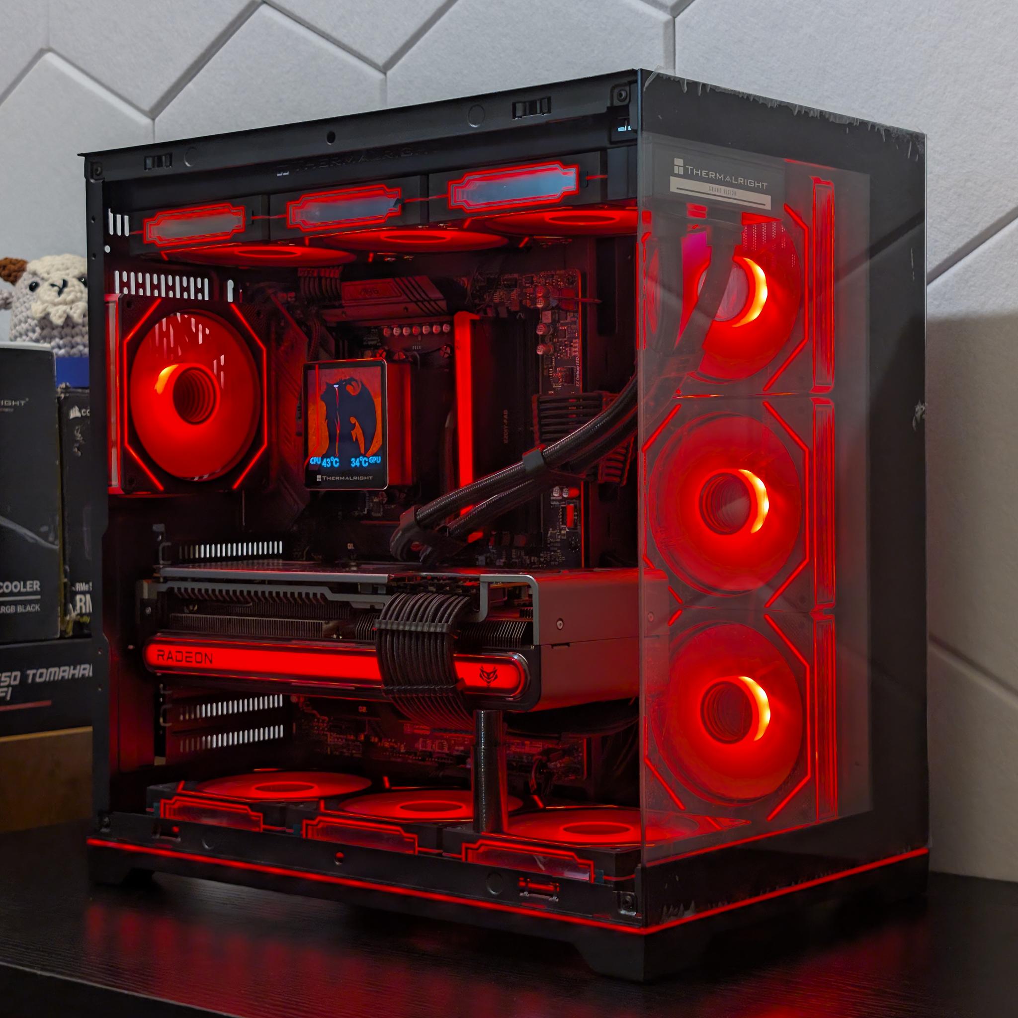 ♠️🔥4K Gaming Beast | RX 7900XTX | Ryzen 9 9900X | 2TB SSD | 32GB RAM | WiFi 6 & Bluetooth🔥♠️