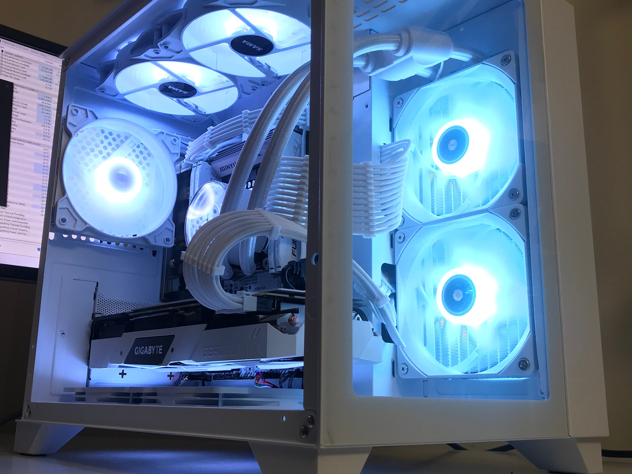 i9xeon 16c/32t 128GB RTX 2070 Super 8GB 1TB NVMe RGB Streaming/Gaming/ContentCreator PC Computer