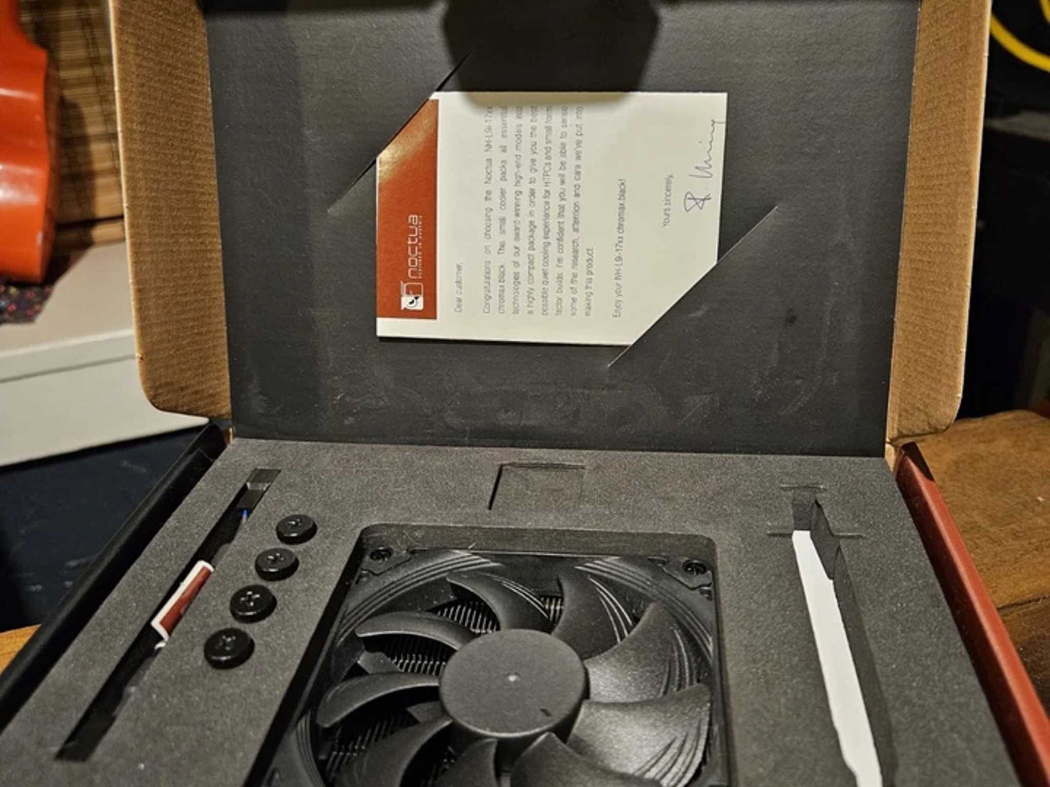 Noctua NH-L9i-17xx 92mm CPU Fan with Heatsink - chromax.black