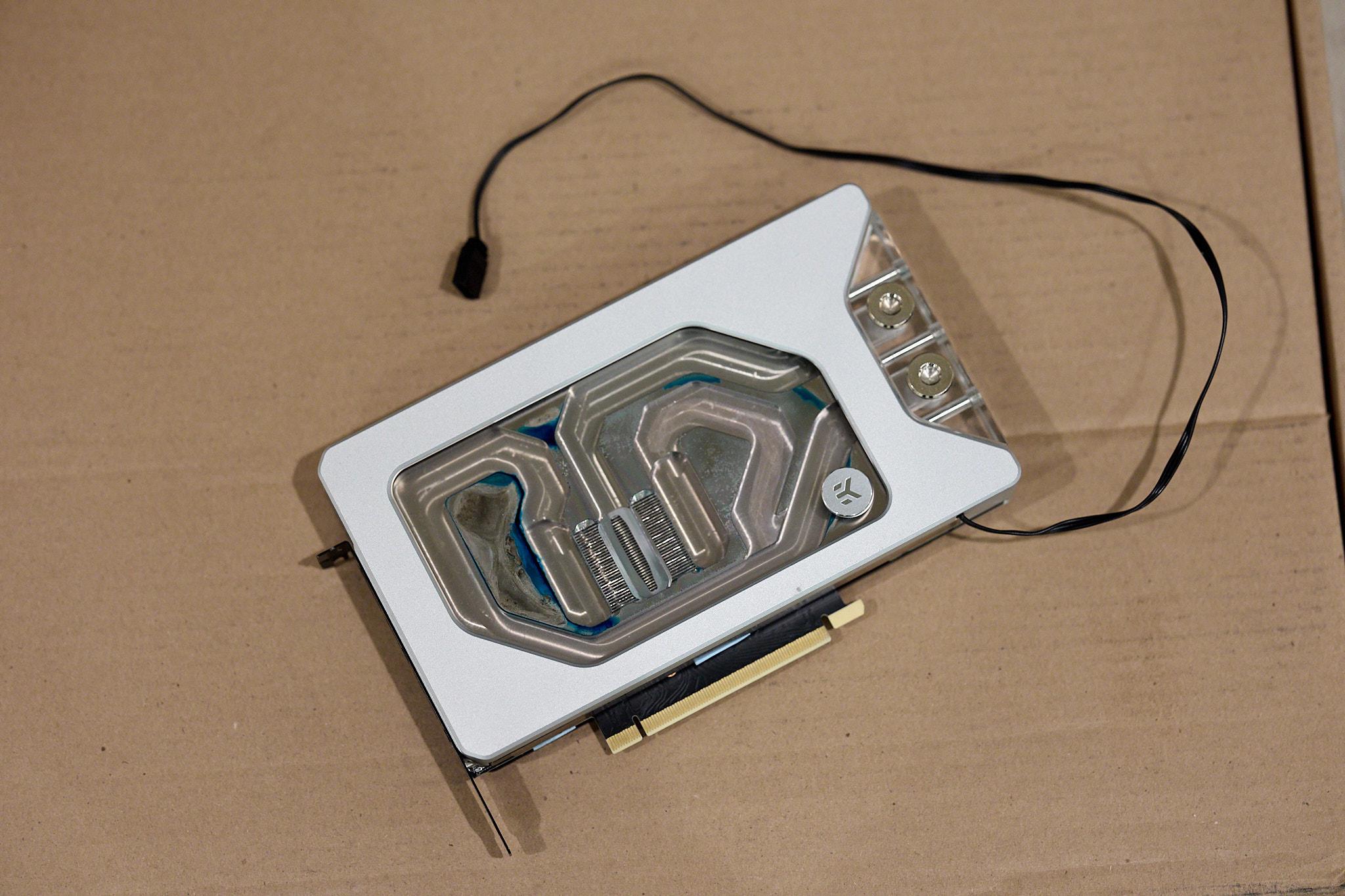 RTX 3090 FE with Stock Cooler and EK Special Edition GPU Block Included