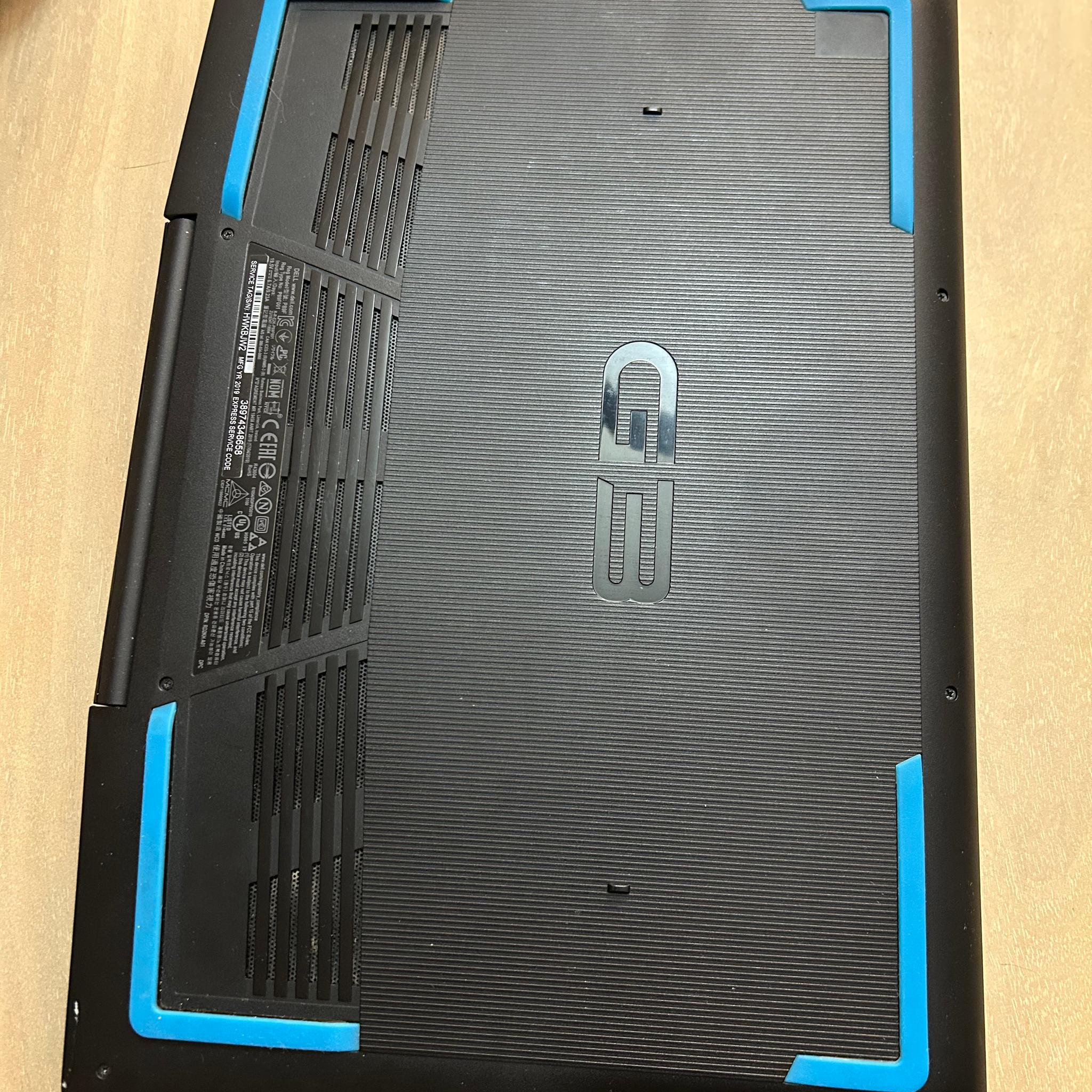 Dell G3 3590 / Core i5-9300H Dual Channel 16GB/512GB GeForce GTX 1660 Ti MaxQ - Cleaned & Repasted