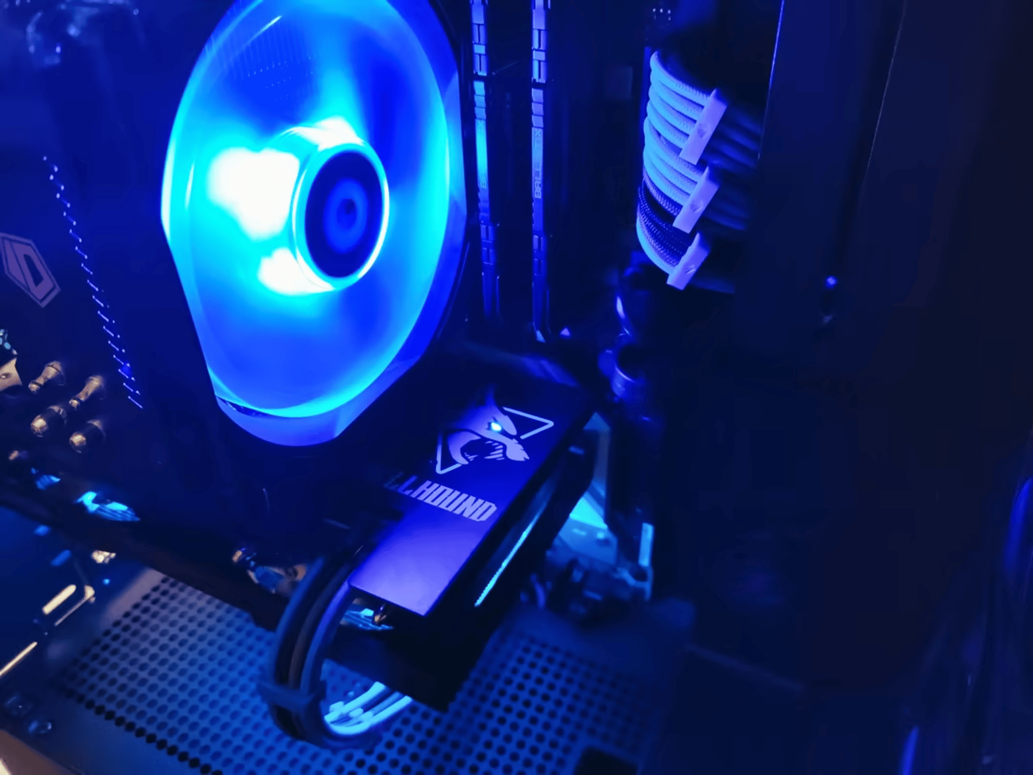 Gunjō 群青 | 11400F + RX 6600 Gaming PC with Blue Motif