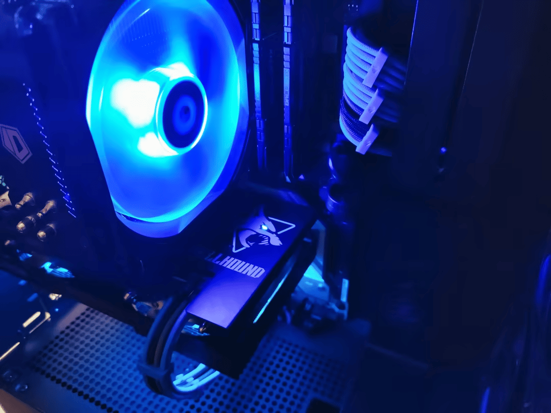 Gunjō 群青 | 11400F + RX 6600 Gaming PC with Blue Motif