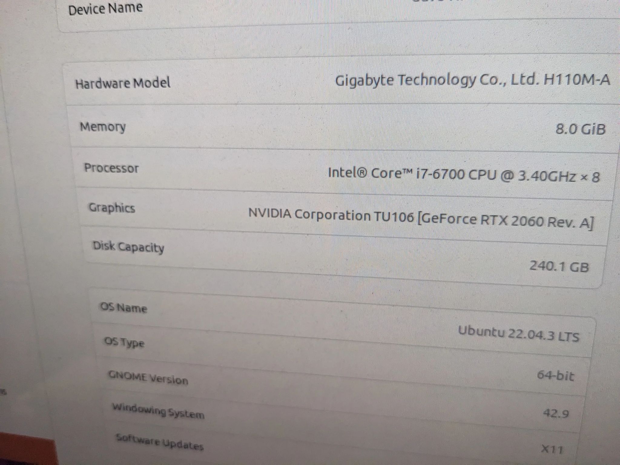 HP RTX 2060 w/ 2GB working