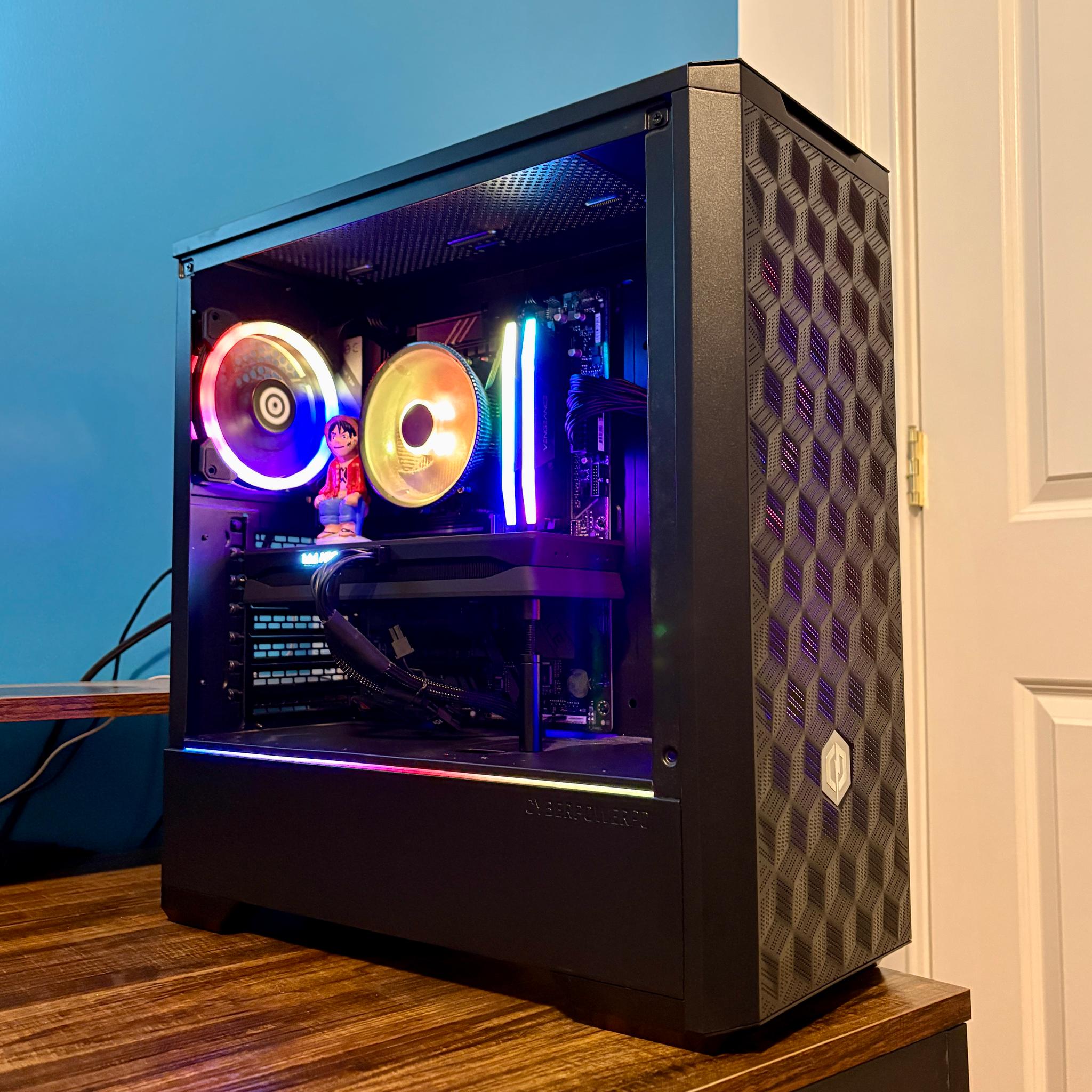 Custom Made PC-Ryzen 5 7500f-Intel Arc Battlemage B580-Corsair Vengeance 32GB DDR5 Ram-2TB SSD(NVMe)