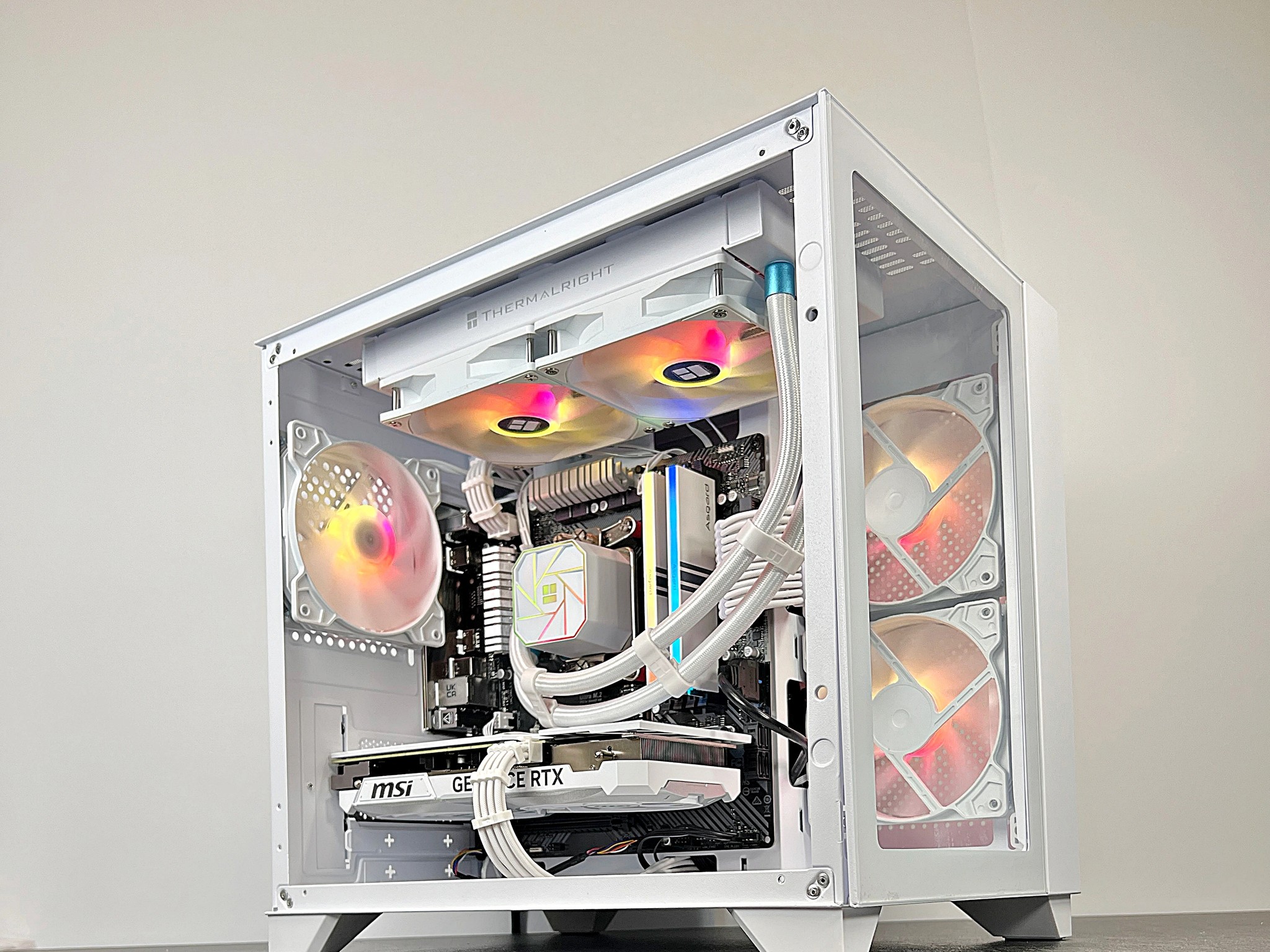 Liquid Cooled RTX 4070 Ryzen 5 5600X 16GB RAM 1TB M.2 Win 11 Gaming PC