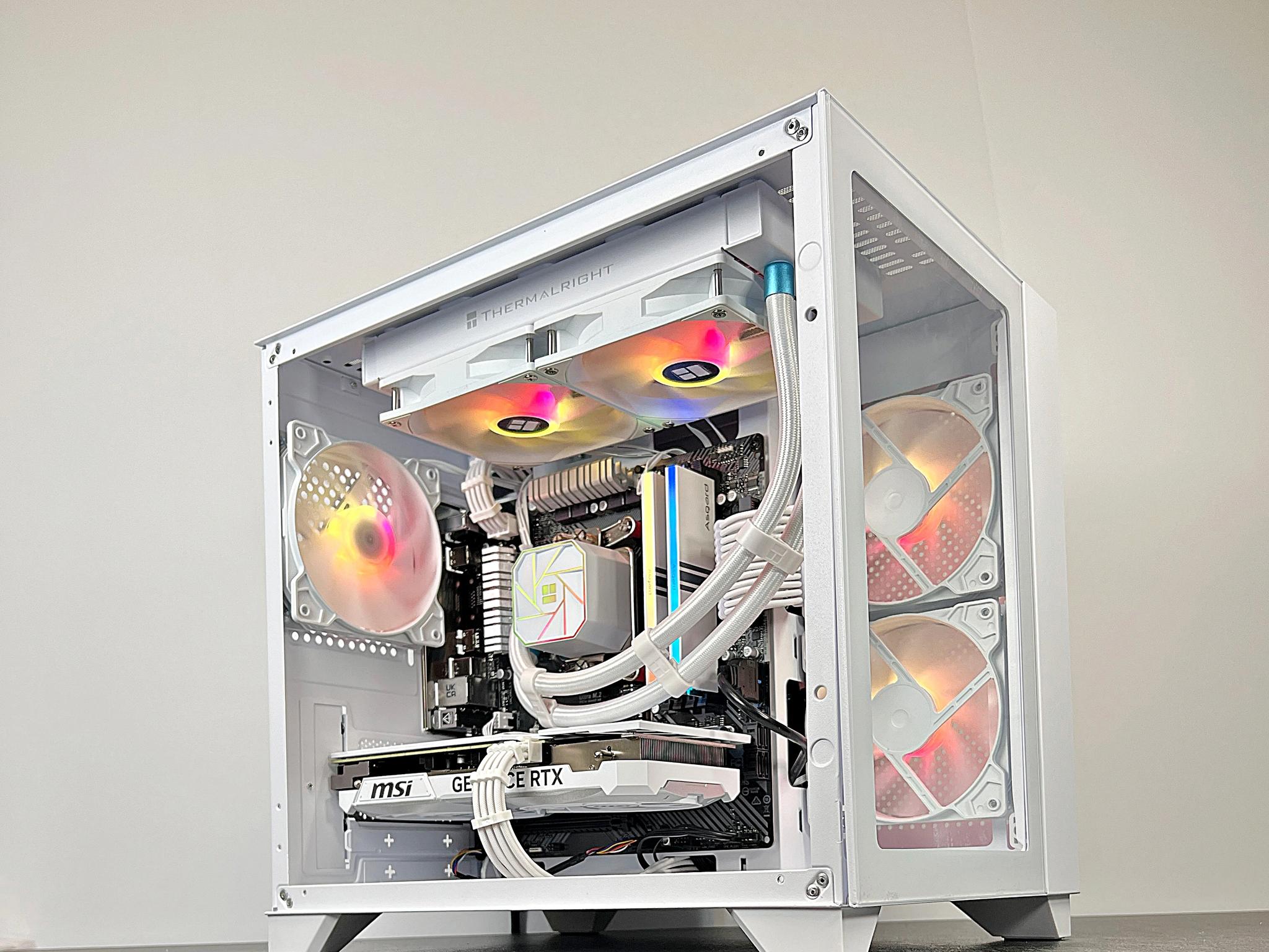 Liquid Cooled RTX 4070 Ryzen 5 5600X 16GB RAM 1TB M.2 Win 11 Gaming PC