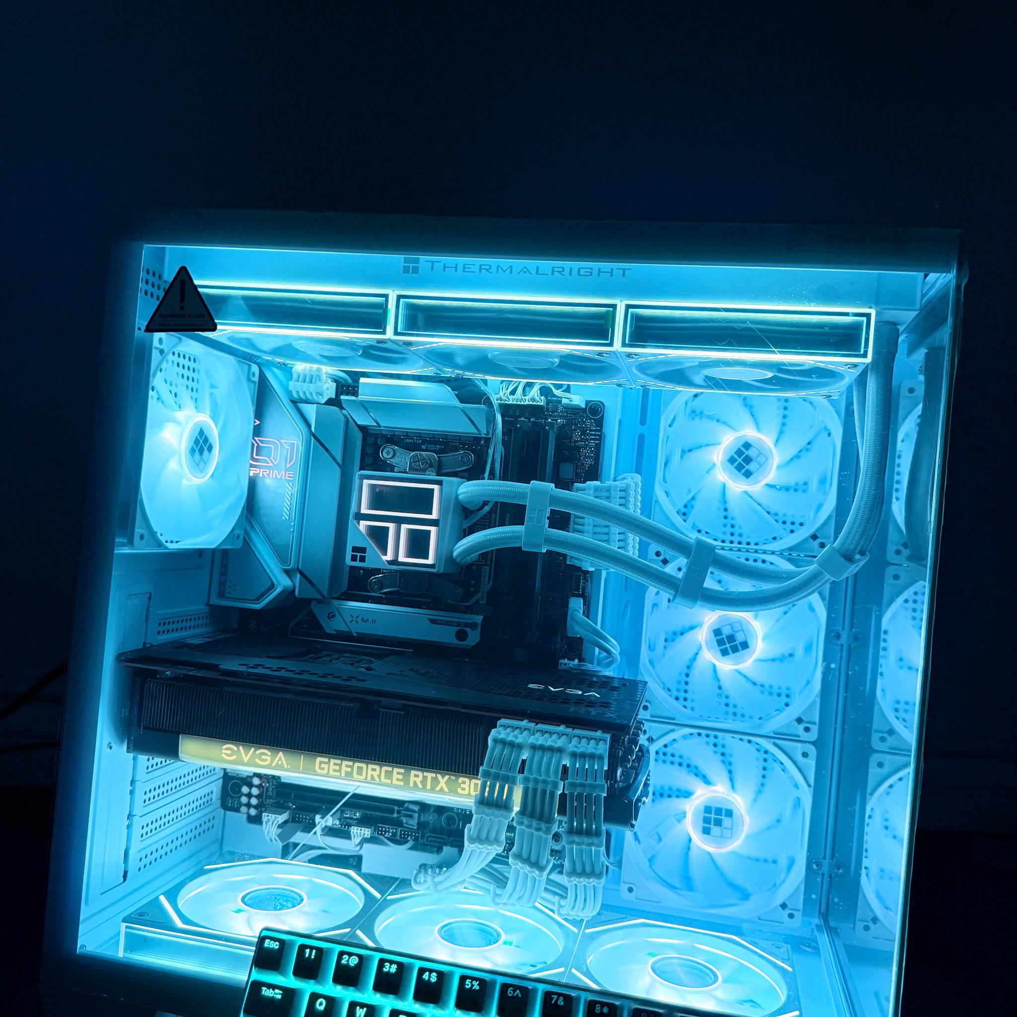 🔥 White RTX 3080 10GB Gaming PC | Ryzen 9 7900X | 32GB DDR5 RGB 🔥