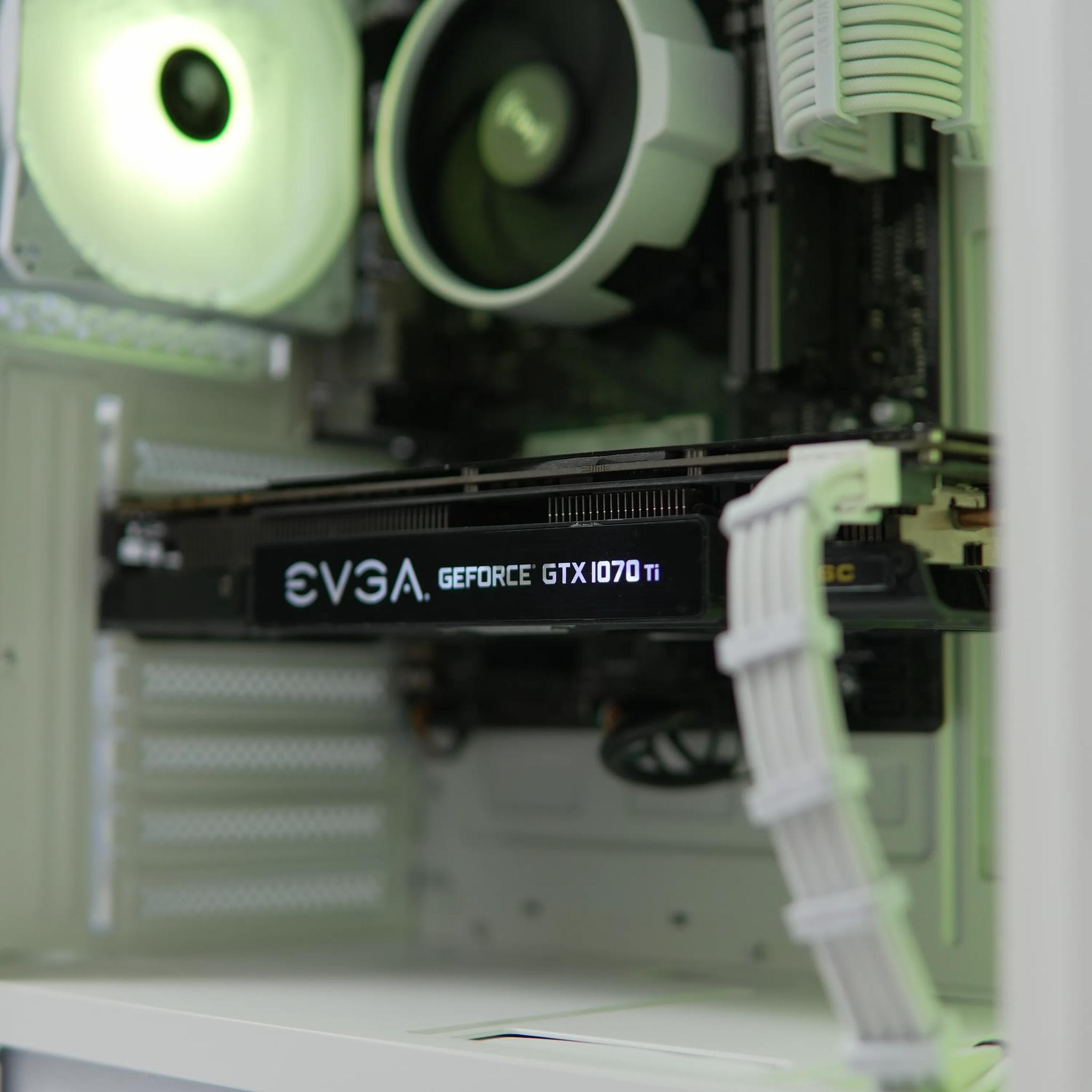 White Gaming PC! RYZEN 5 | GTX 1070 TI | 16GB RAM | WIFI |