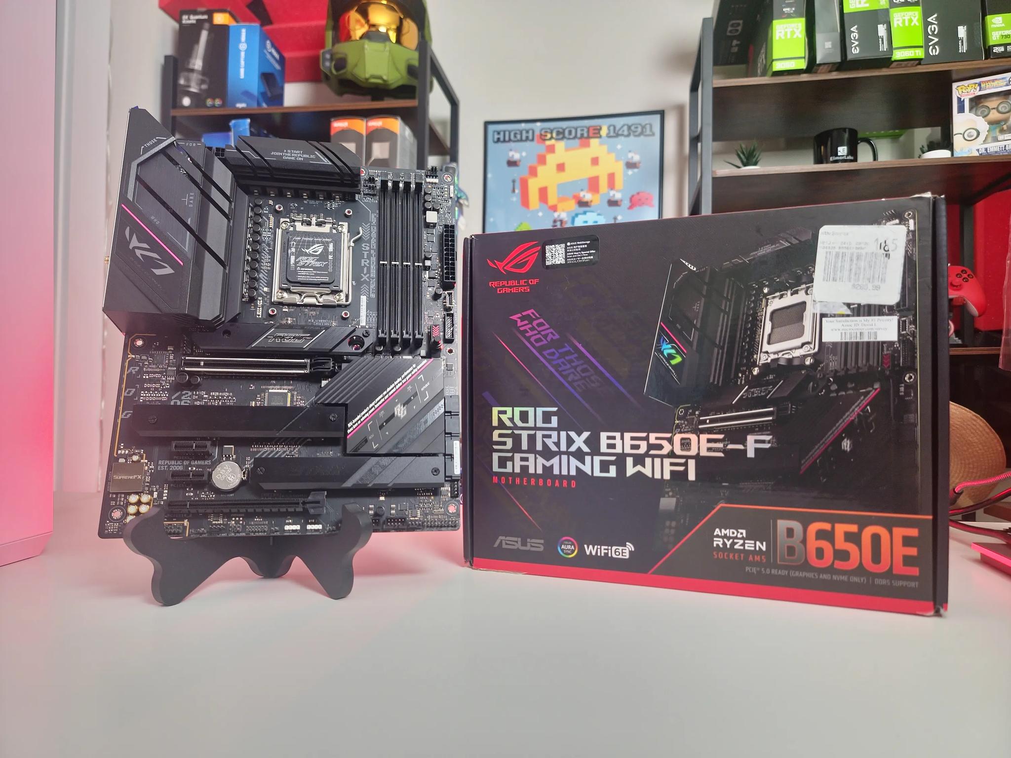 ASUS B650E-F ROG STRIX GAMING WIFI for 7000 8000 and 9000 series - BIOS UPDATED