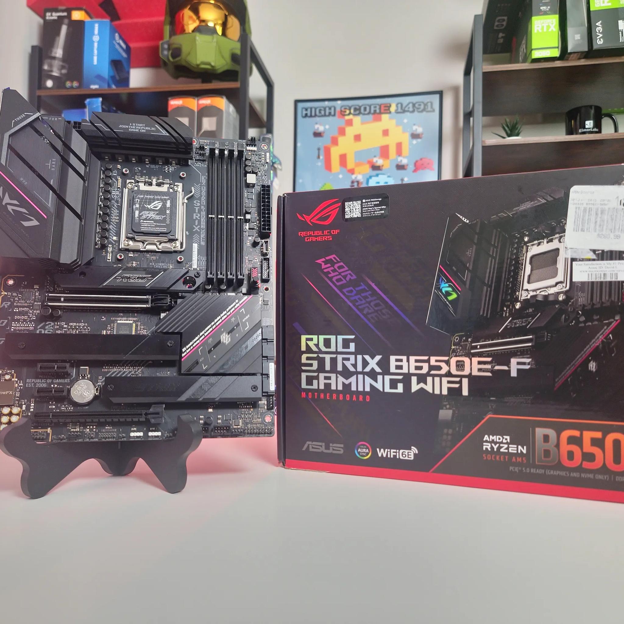 ASUS B650E-F ROG STRIX GAMING WIFI for 7000 8000 and 9000 series - BIOS UPDATED