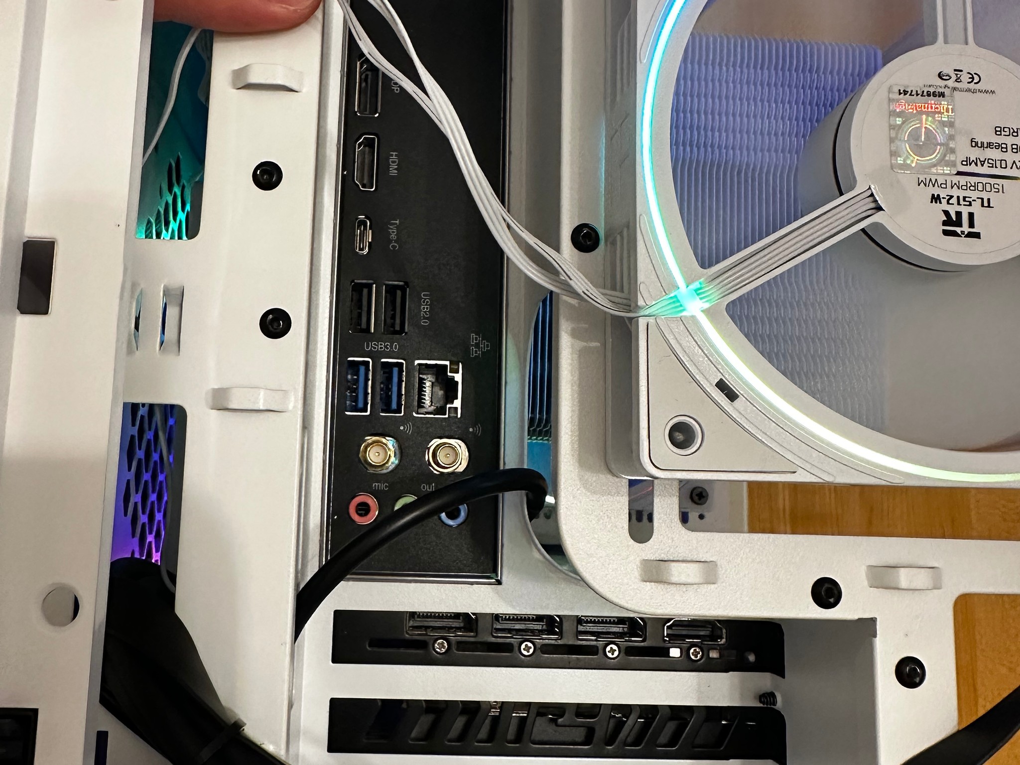 ⚪️🍿|RX 6800xt 16gb, i5-11400, 32gb Ram, 1tb SSD White WiFi Gaming PC