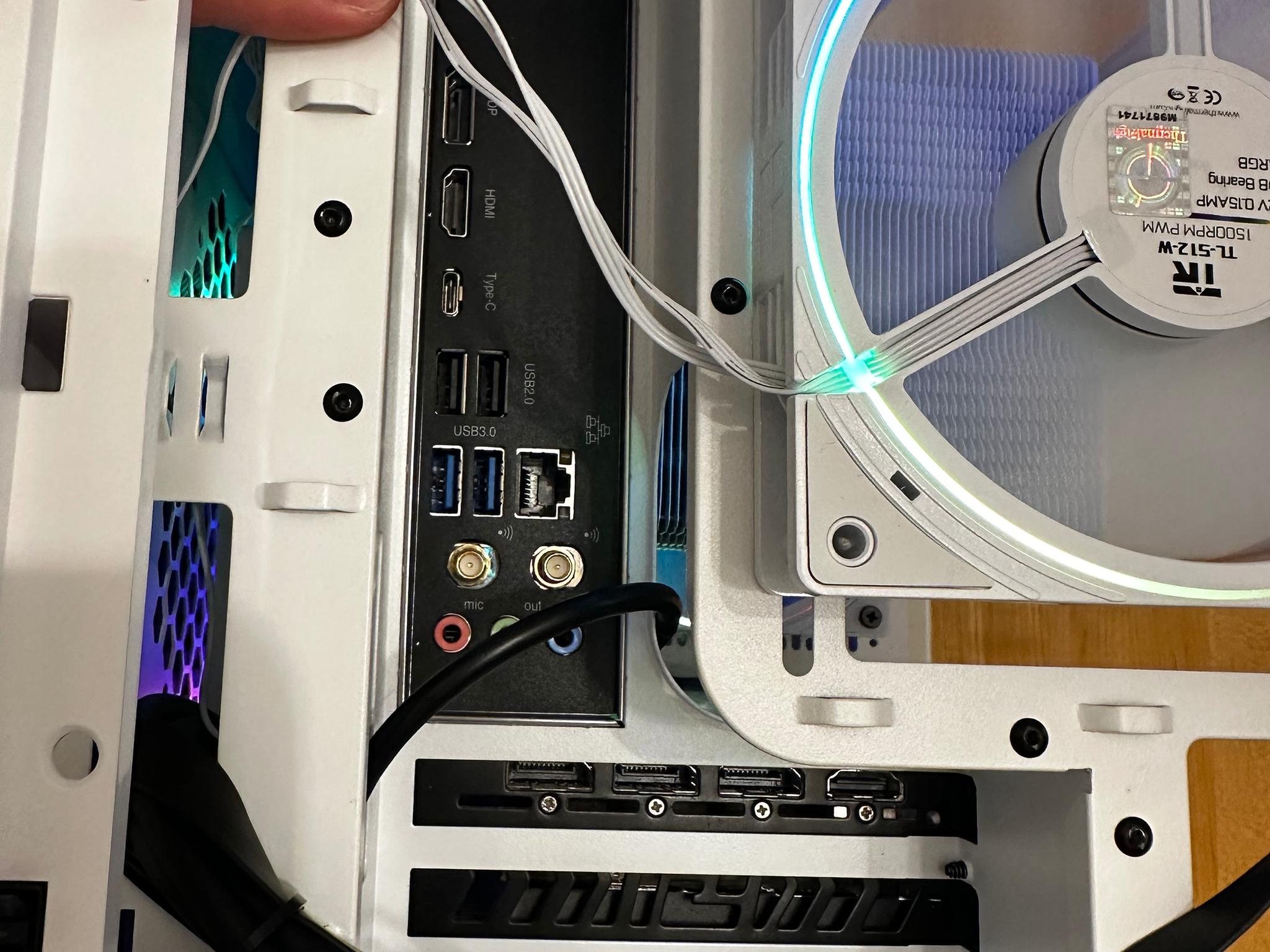 ⚪️🍿|RX 6800xt 16gb, i5-11400, 32gb Ram, 1tb SSD White WiFi Gaming PC