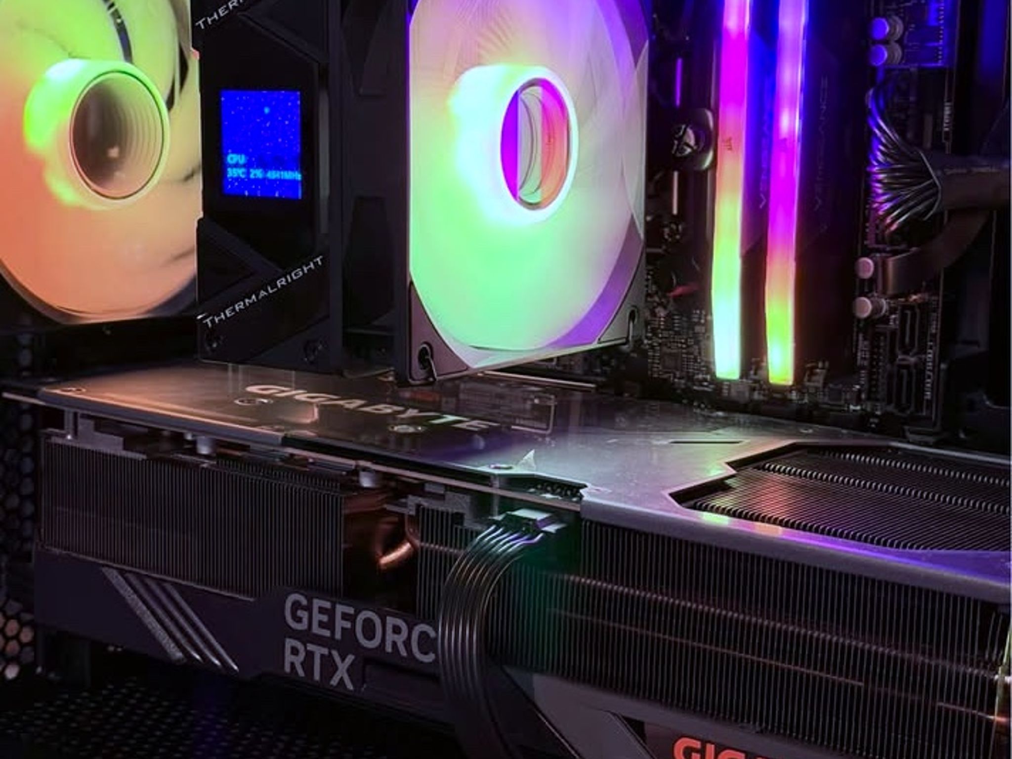 RTX 4080 Gaming PC 🔥 Ryzen X3D • 32GB DDR5 • RGB LCD Build • 1440p/4K Beast