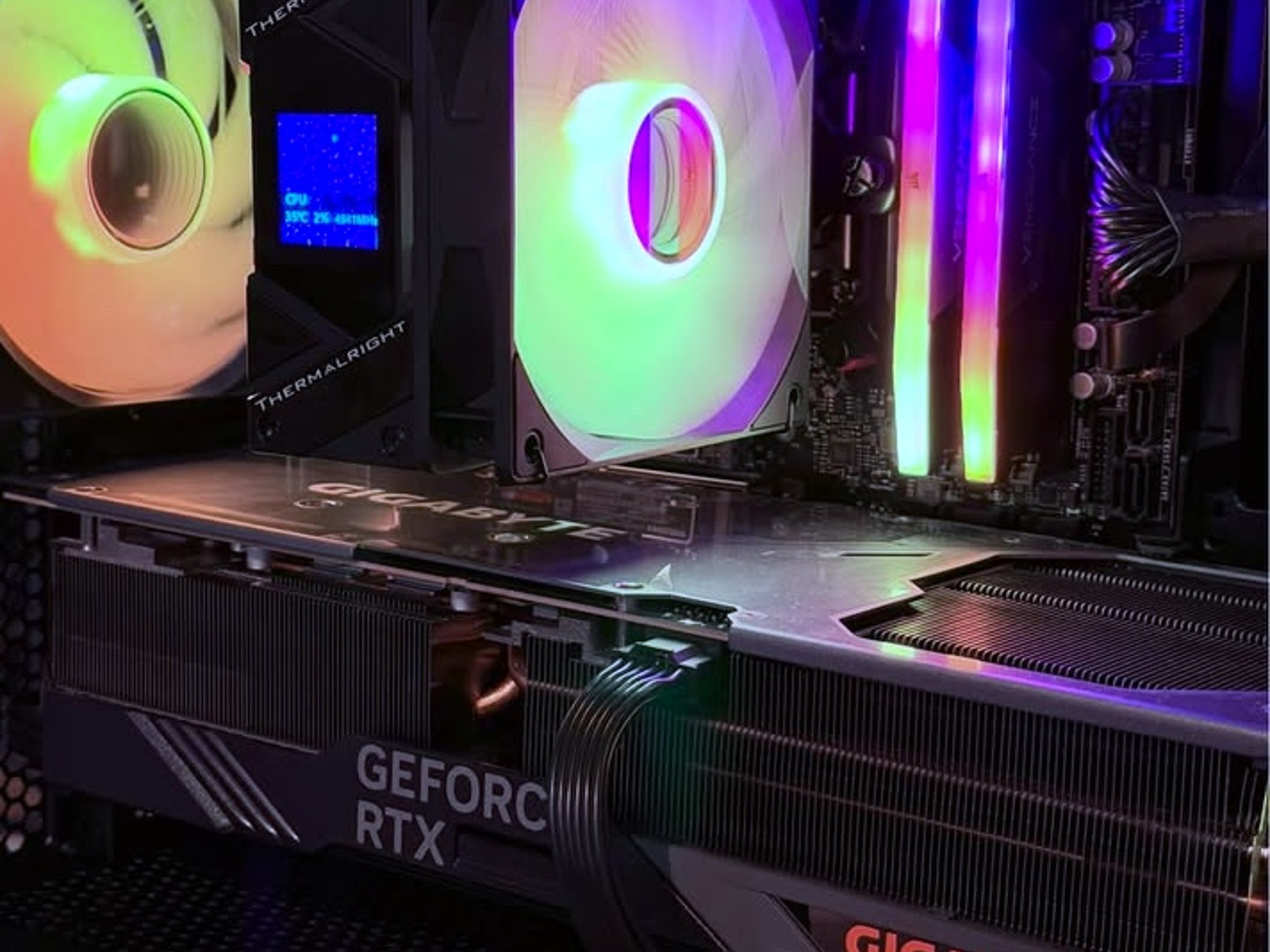 RTX 4080 Gaming PC 🔥 Ryzen X3D • 32GB DDR5 • RGB LCD Build • 1440p/4K Beast
