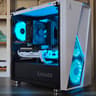 Black + White Gaming PC | Ryzen 5 2600 | GTX 1070 8GB | 16GB | 1TB | Wi-Fi + BT | 550W | ARGB