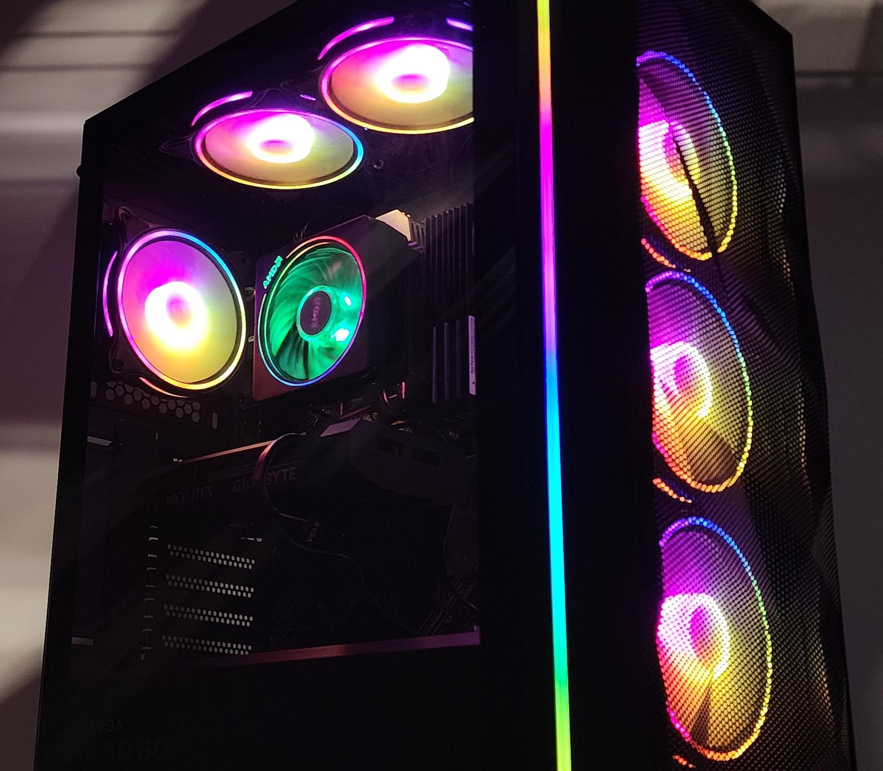 Gaming PC Ryzen 7 5800XT 32GB RAM 1TB SSD RTX 3060 12GB Windows 11 Computer