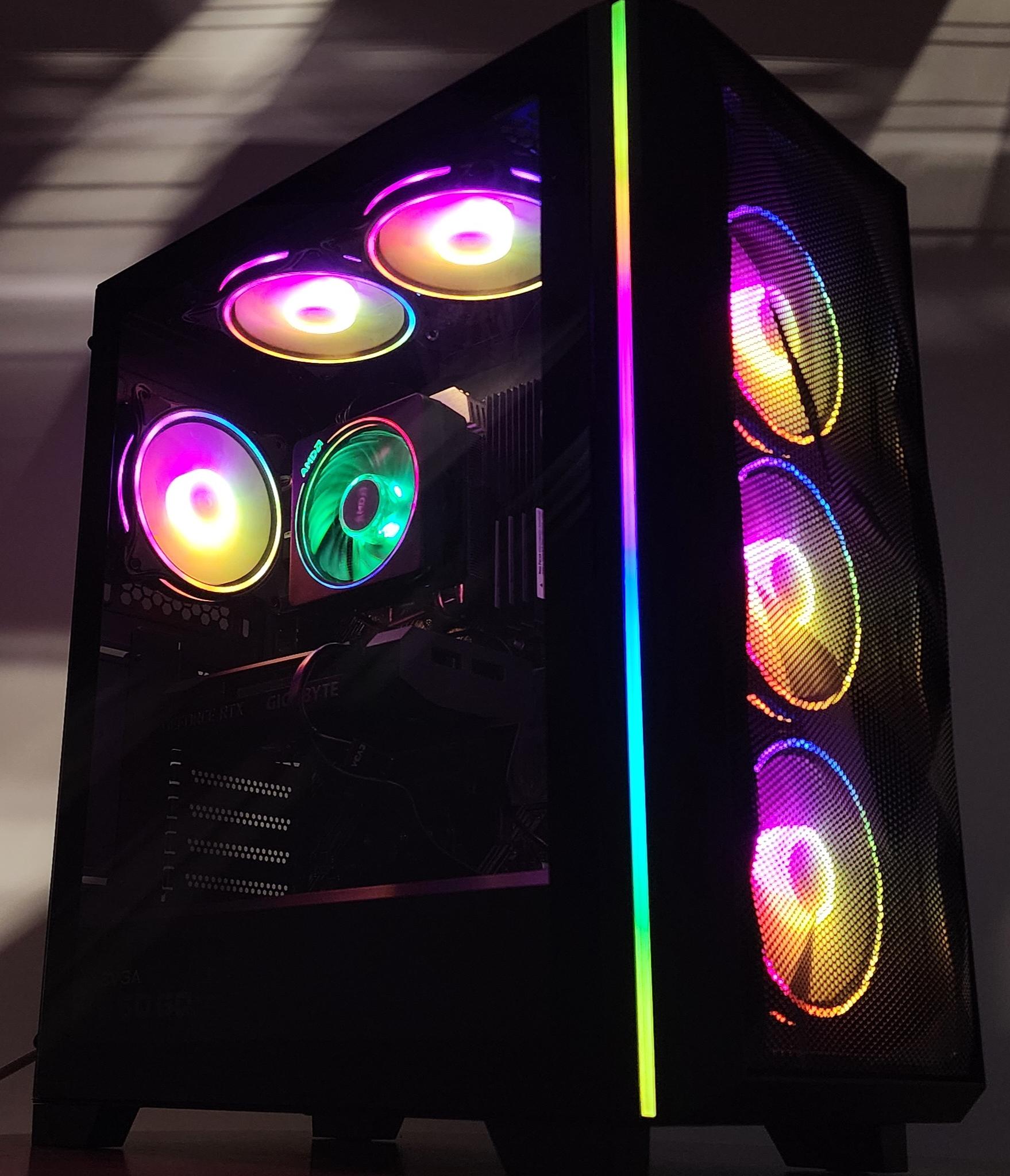 Gaming PC Ryzen 7 5800XT 32GB RAM 1TB SSD RTX 3060 12GB Windows 11 Computer