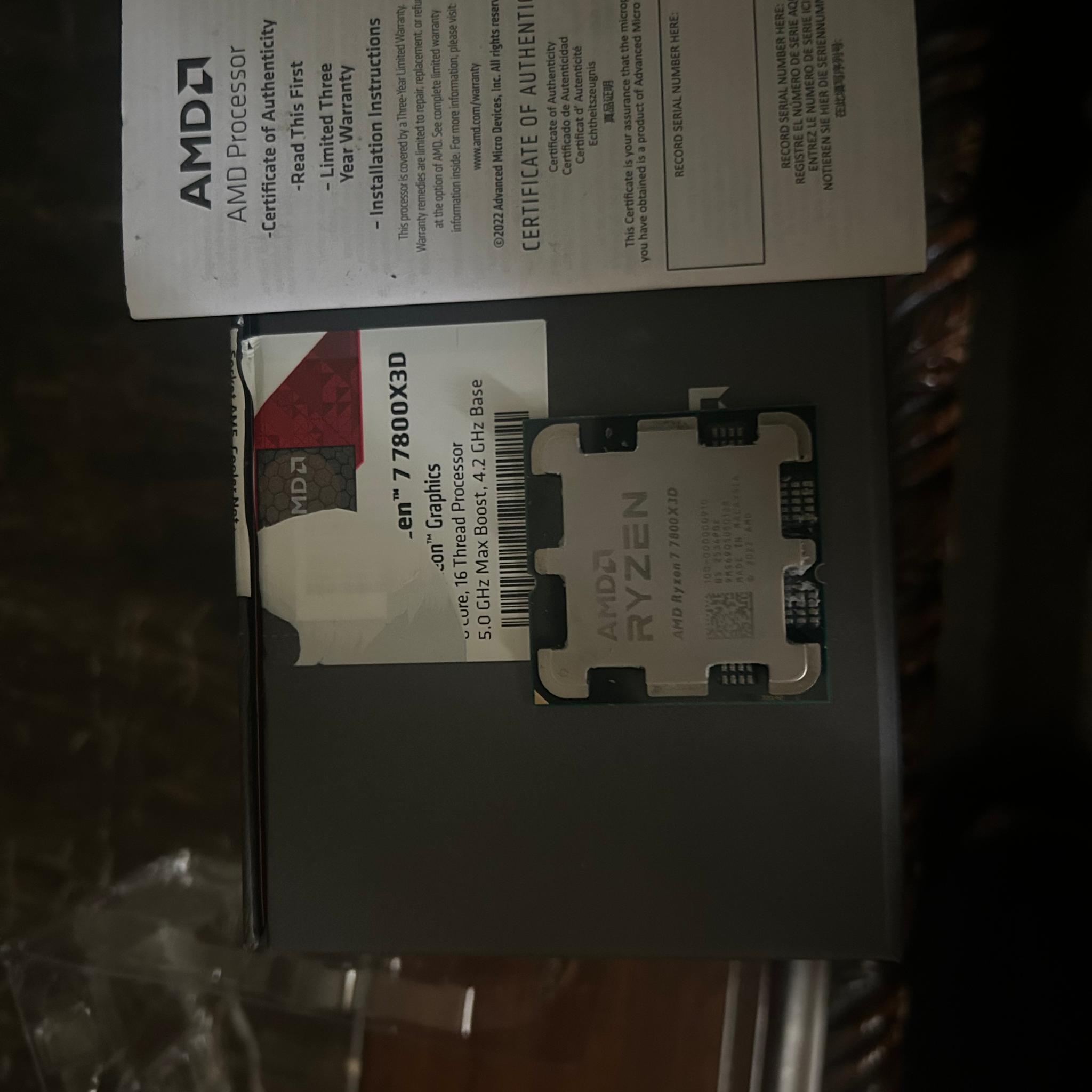AMD Ryzen 7 7800X3D