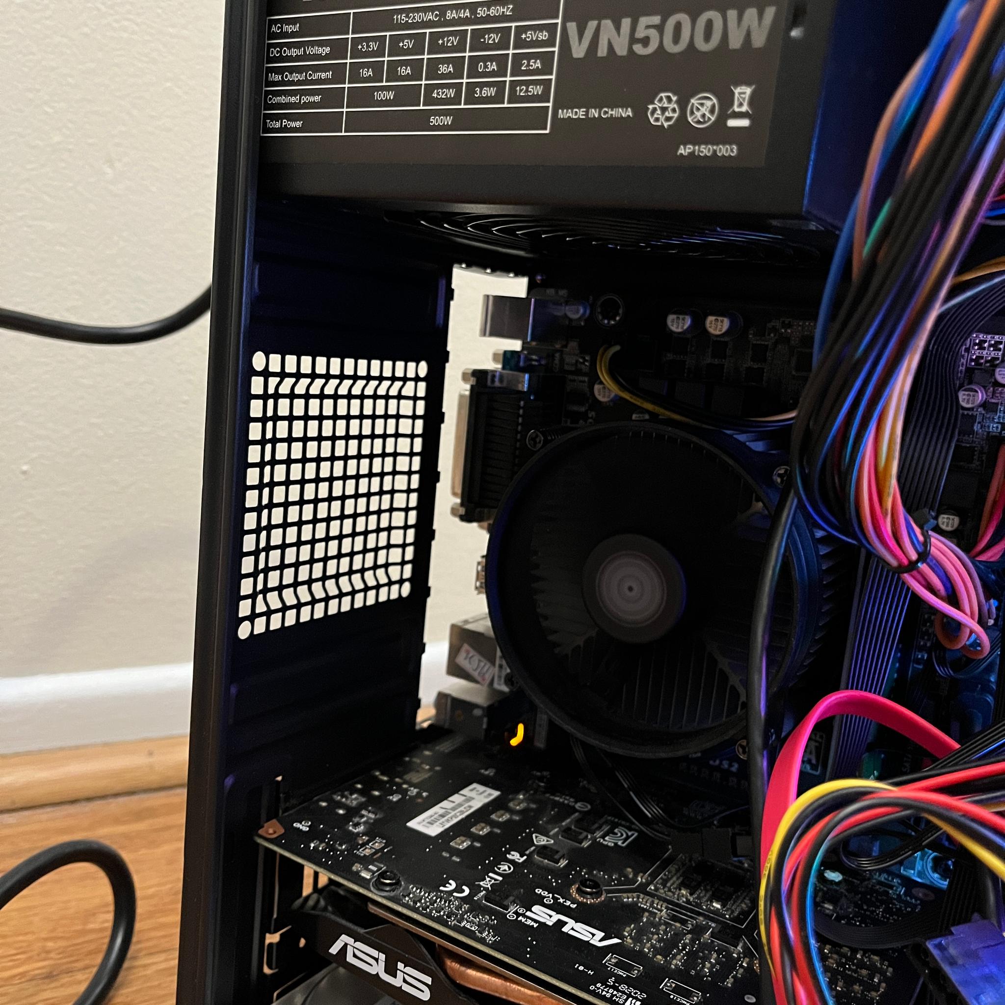 NVIDIA RTX 2060, Intel Core i5-7500, 12GB DDR4 RAM, 870 GB Storage - Small Gaming PC w/ Wi-Fi & BT