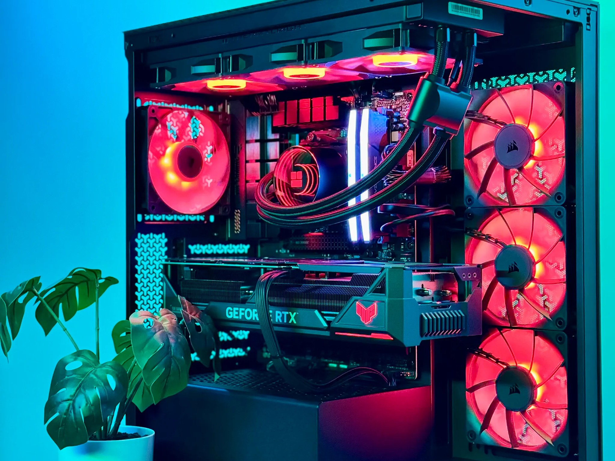 Dominator Super Gaming PC | Asus 4080 SUPER OC 7800x3D WD Black 2TB Corsair 32GB DDR5 Corsair 1000w