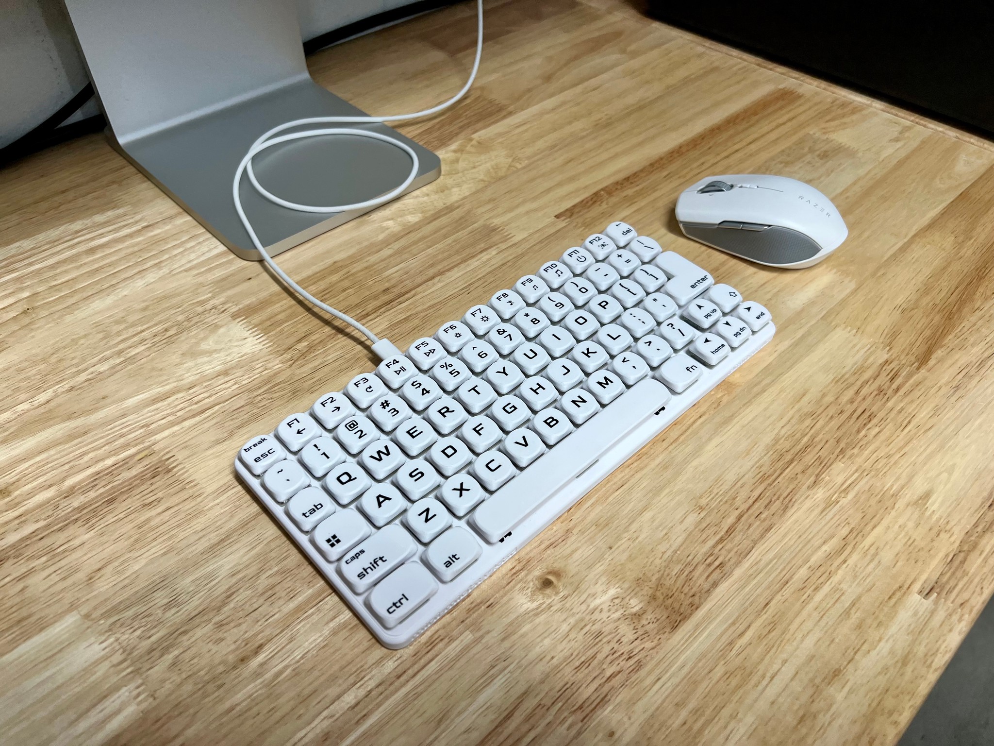 Low Profile 74-key Mechanical Keyboard • Hot Swappable, Hand Assembled, Gaming, Travel, USB-C