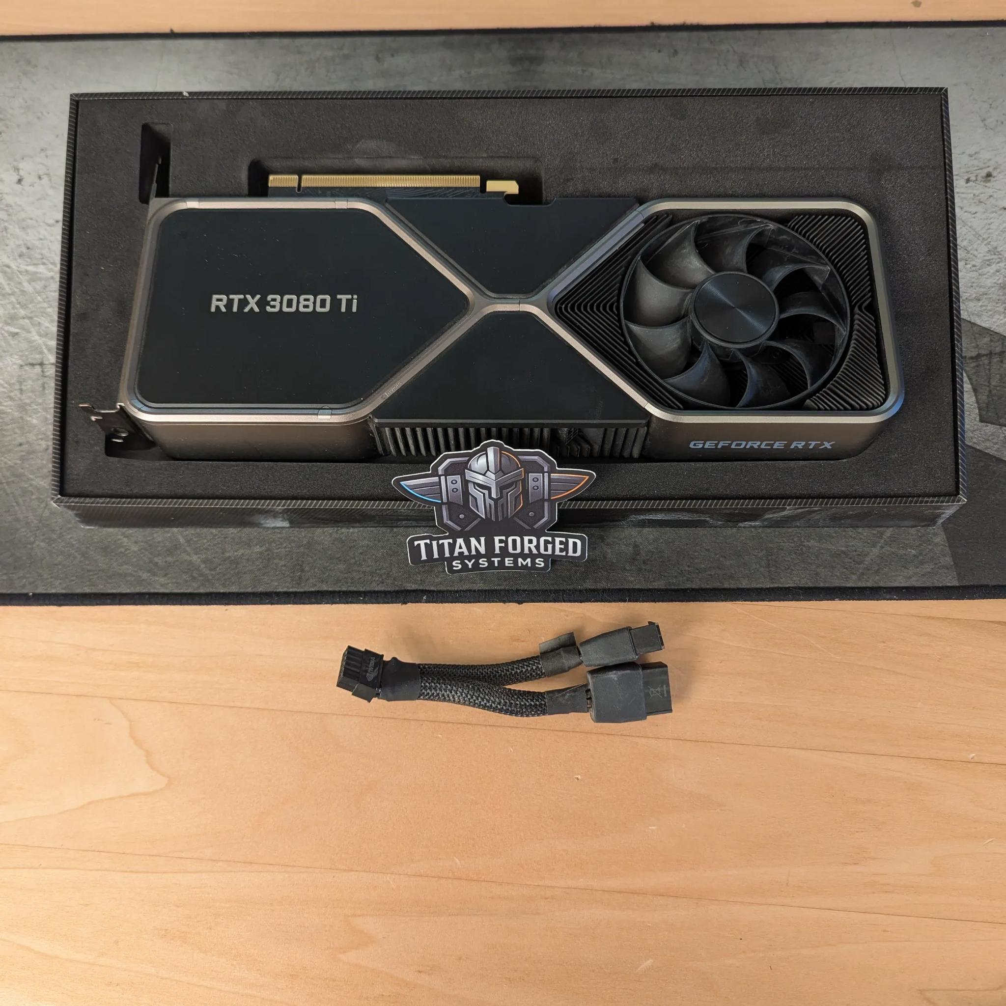 🖤 NVIDIA 3080 Ti Founders Edition – 12GB GDDR6X | Dual-Axial Design | 4K Gaming Powerhouse