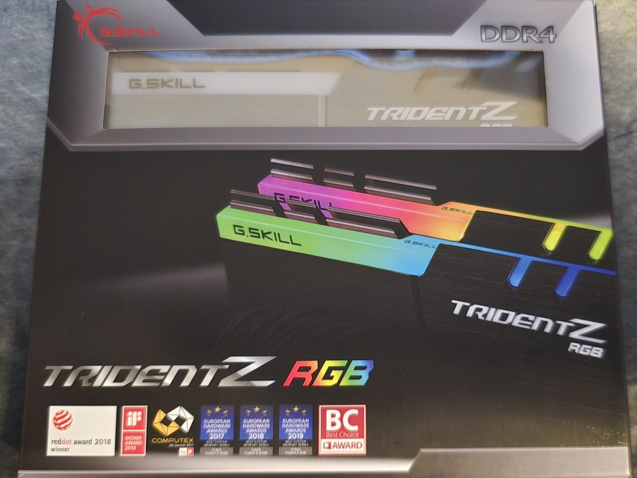 G.Skill TridentZ RGB DDR4 32GBx2 f4-4400C19D-64GTZR | Jawa