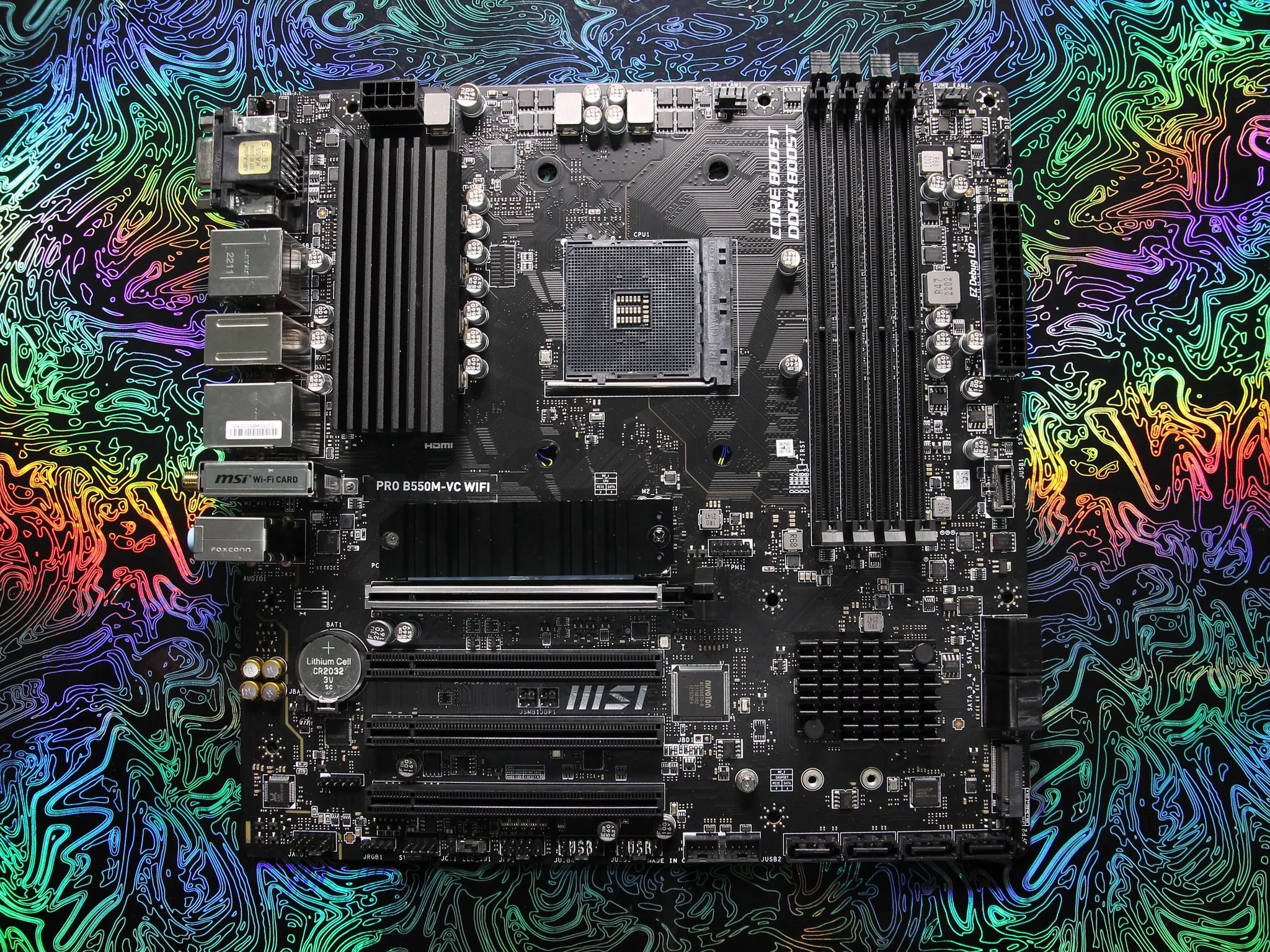 MSI PRO B550M-VC WIFI MicroATX Motherboard