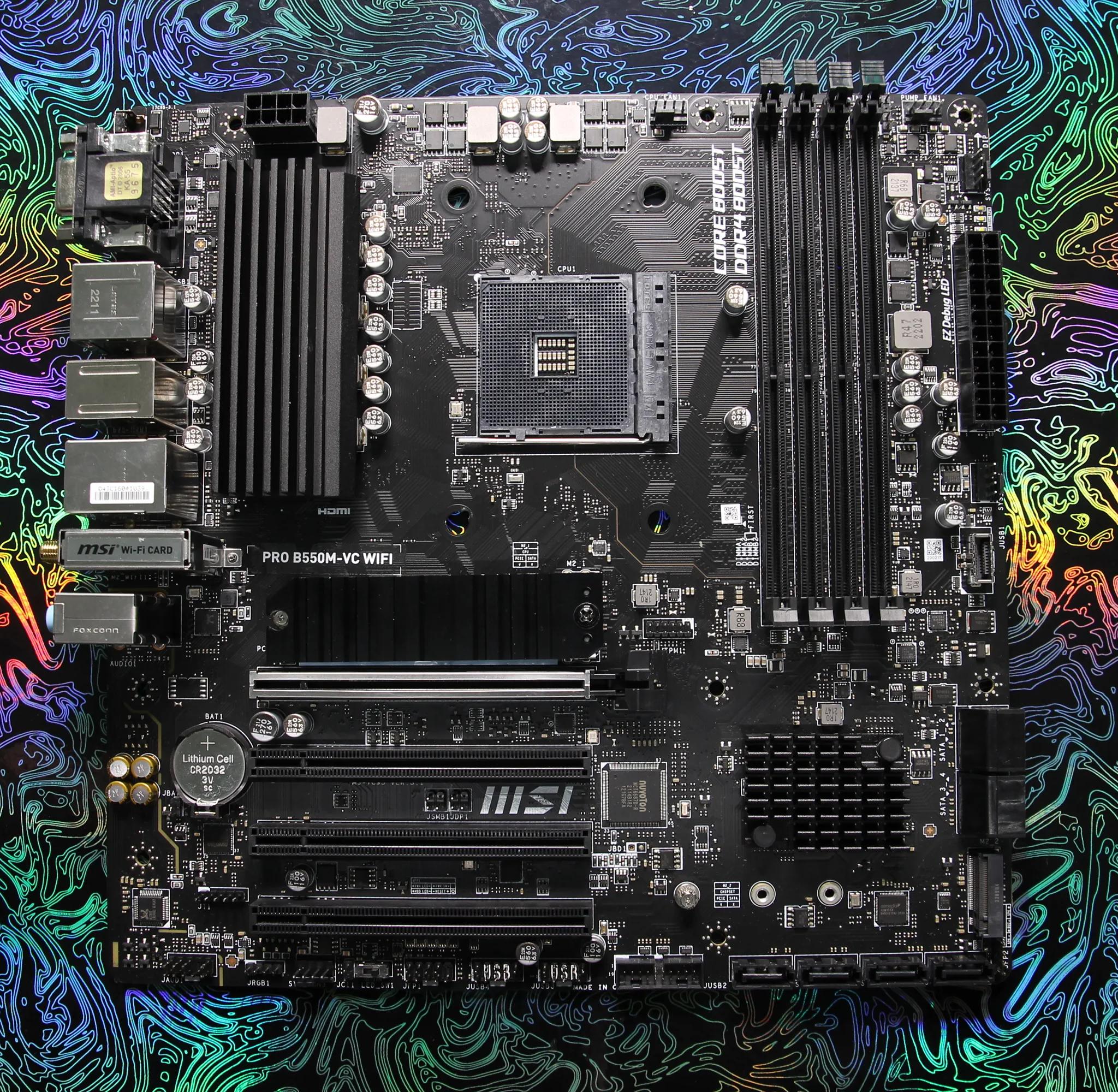 MSI PRO B550M-VC WIFI MicroATX Motherboard