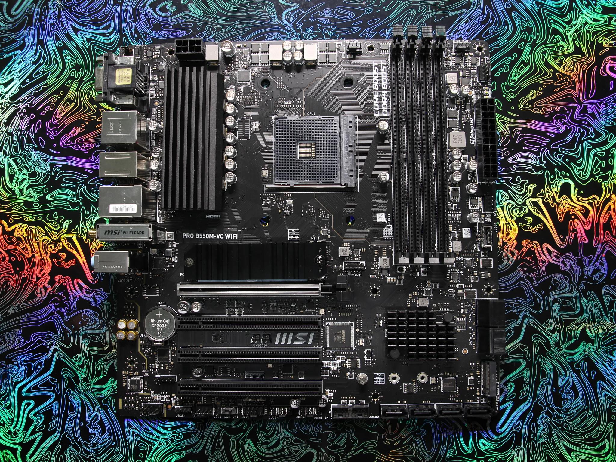 MSI PRO B550M-VC WIFI MicroATX Motherboard