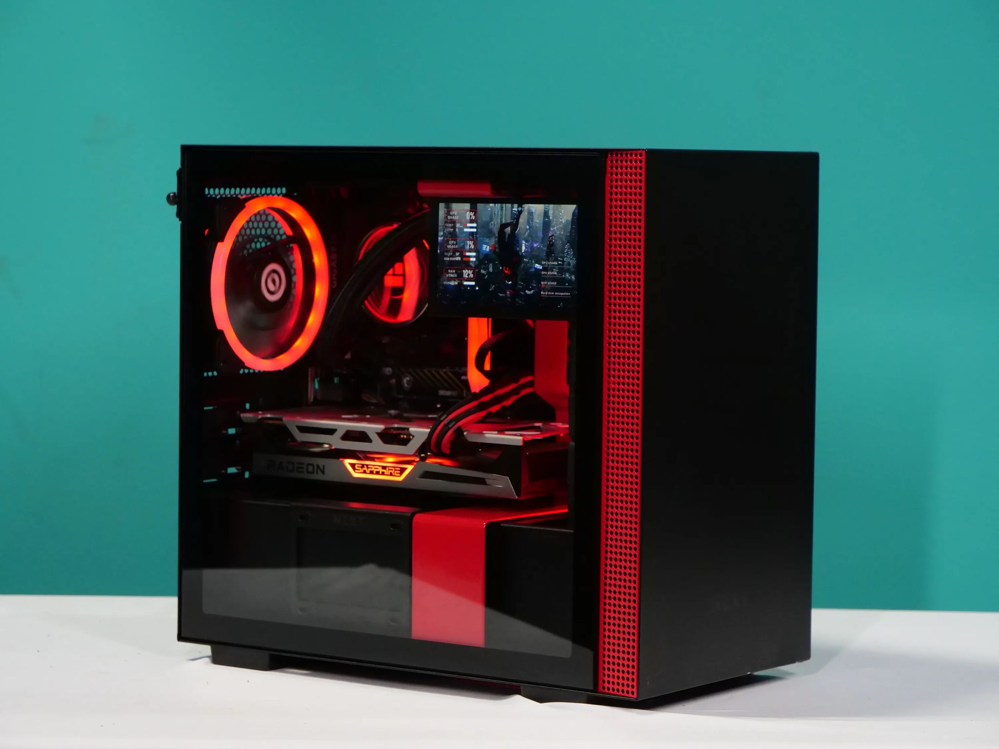 UCW Ready to Play "Seeing Red MK2" ITX Build (Ryzen 5-5600x + RX6600XT 8gb + 32gb RAM) Free Ship!