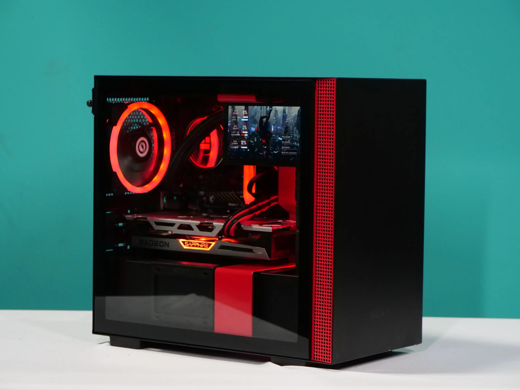 UCW Ready to Play "Seeing Red MK2" ITX Build (Ryzen 5-5600x + RX6600XT 8gb + 32gb RAM) Free Ship!