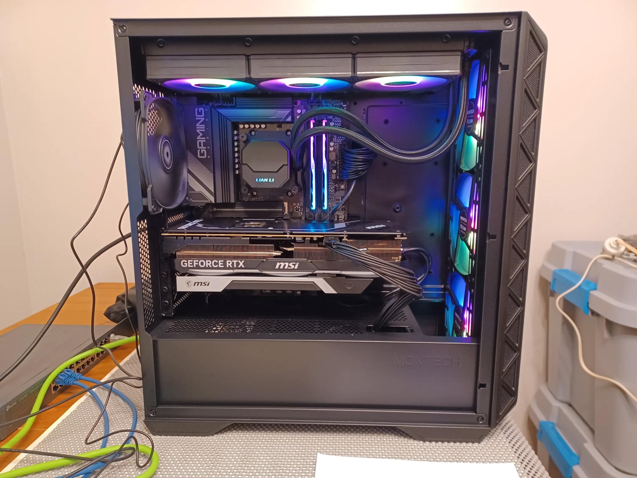 [model012unit1] 4K Gaming Mid-Tower (RTX 4080 Super + Ryzen 7 7800X3D + 64GB DDR5)