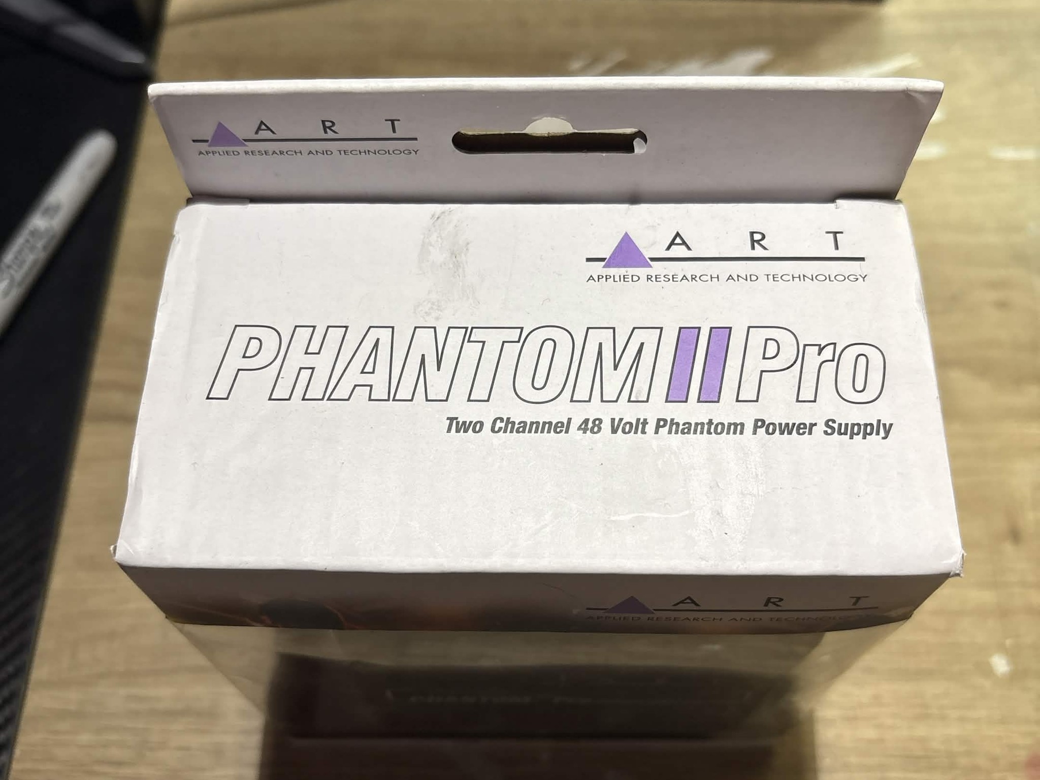 ART Phantom II Pro 2-Channel 48V Phantom Power Supply for Condenser Microphones