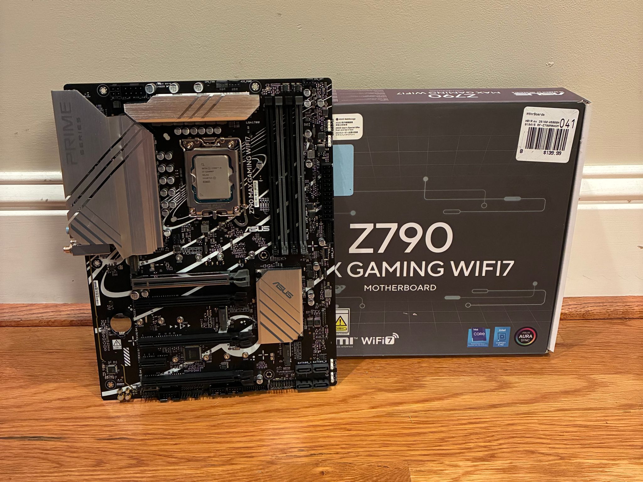 i5 12600KF + ASUS Z790 MAX GAMING WIFI7 DDR5 BUNDLE