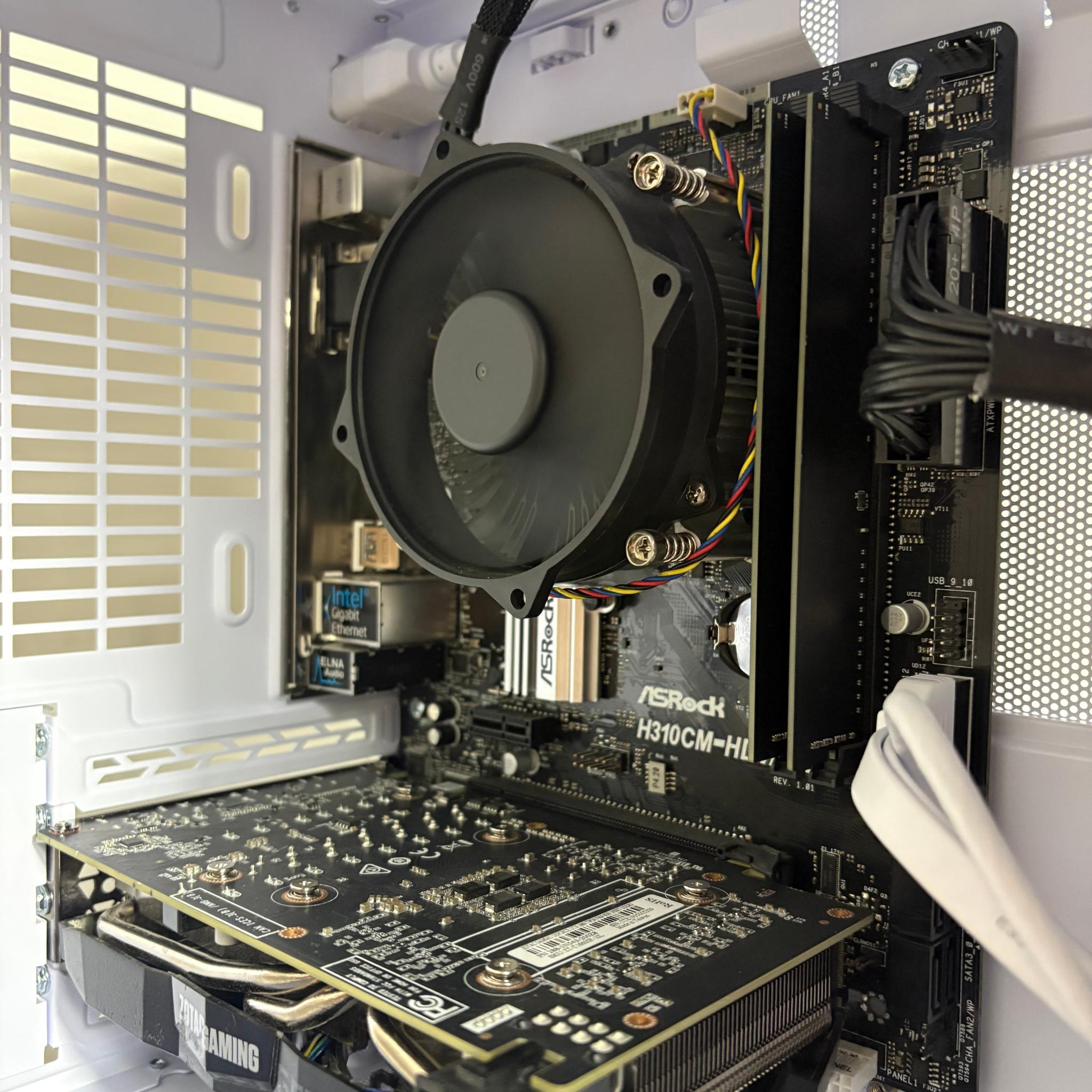 Clean SFF PC - Intel Core i7 9700, GTX 1660, 16GB DDR4, 512GB SSD