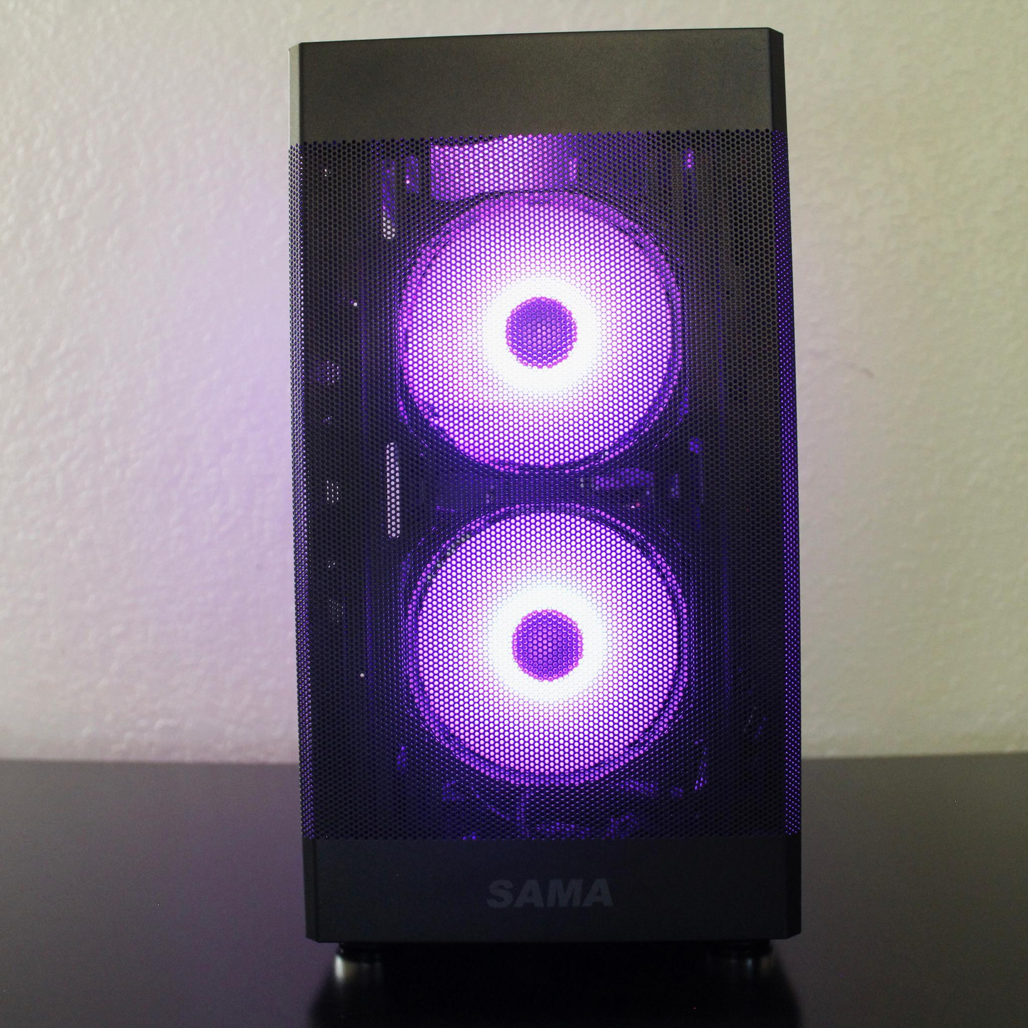 Purple Shadow! Awesome Gaming PC | Ryzen 5 2600 | XFX 580 8GB | 16GB DDR4 | 512GB M.2 | W11 + WiFi |