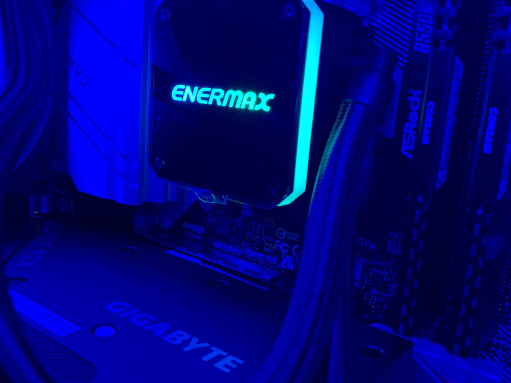 R7 5700x RTX 3060 12GB GAMING PC 32GB RAM 1TB 990 EVO SAMSUNG SSD ARGB WATER COOLED WINDOWS 10